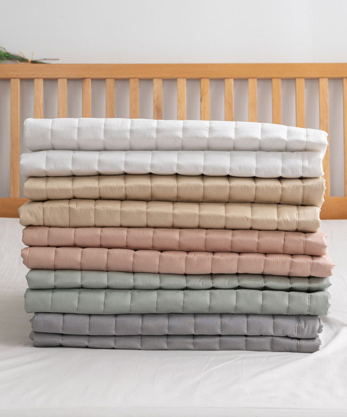 샤이닝홈(SHININGHOME) 더블리 그레인 순면 고정밴드 논슬립 침대패드 SS/Q 2size 5컬러