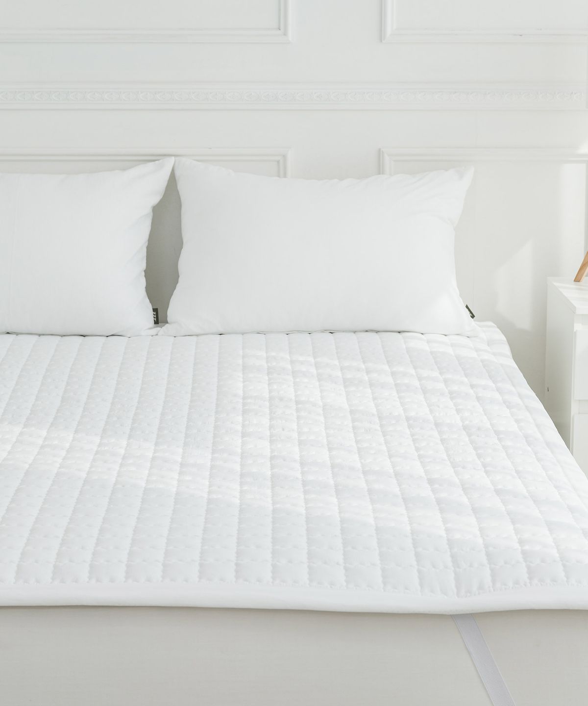 샤이닝홈(SHININGHOME) 더블리 오베라 소프트마이크로 워싱 고정밴드 침대패드 SS/Q 2size 2컬러