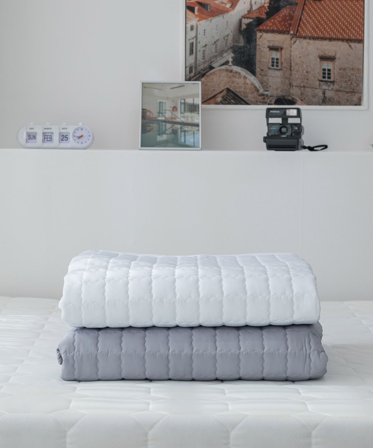 샤이닝홈(SHININGHOME) 더블리 세브리노 M2 알러지케어 고정밴드 침대패드 SS/Q 2size 2컬러