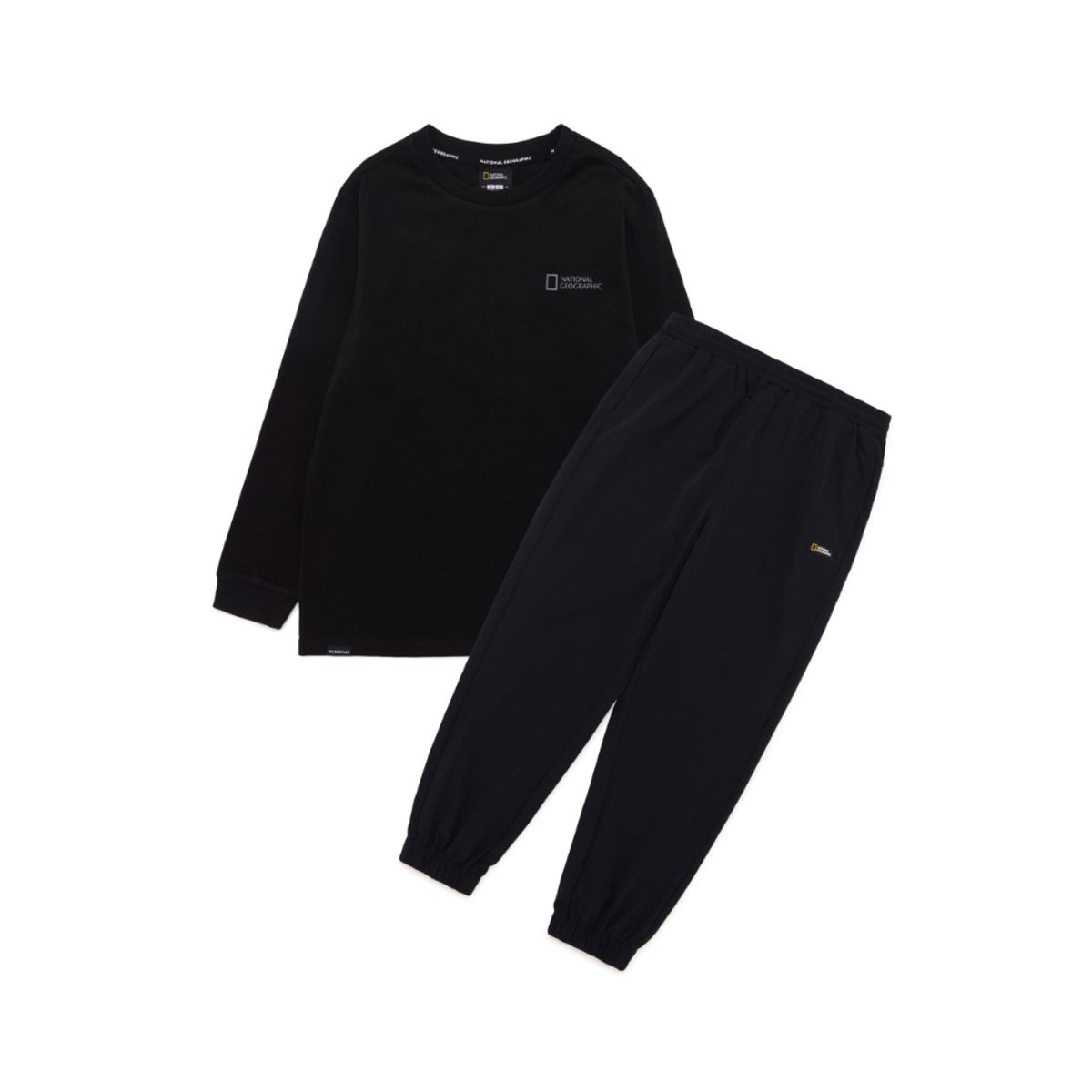 내셔널지오그래픽 키즈(NATIONAL GEOGRAPHIC KIDS) K251UPB901 싱글티셔츠/팬츠 SET CARBONBLACK
