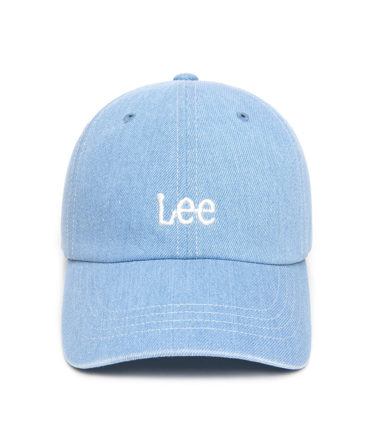 리(LEE) 스몰 트위치 로고 데님 볼캡 인디고 라이트