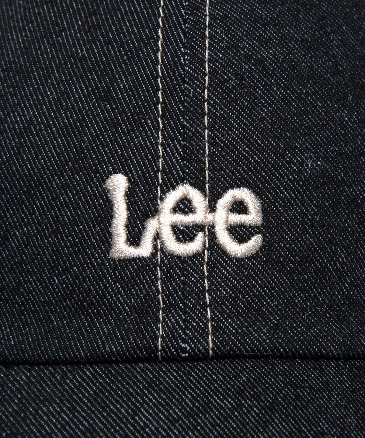 리(LEE) 스몰 트위치 로고 데님 볼캡 블랙 로우