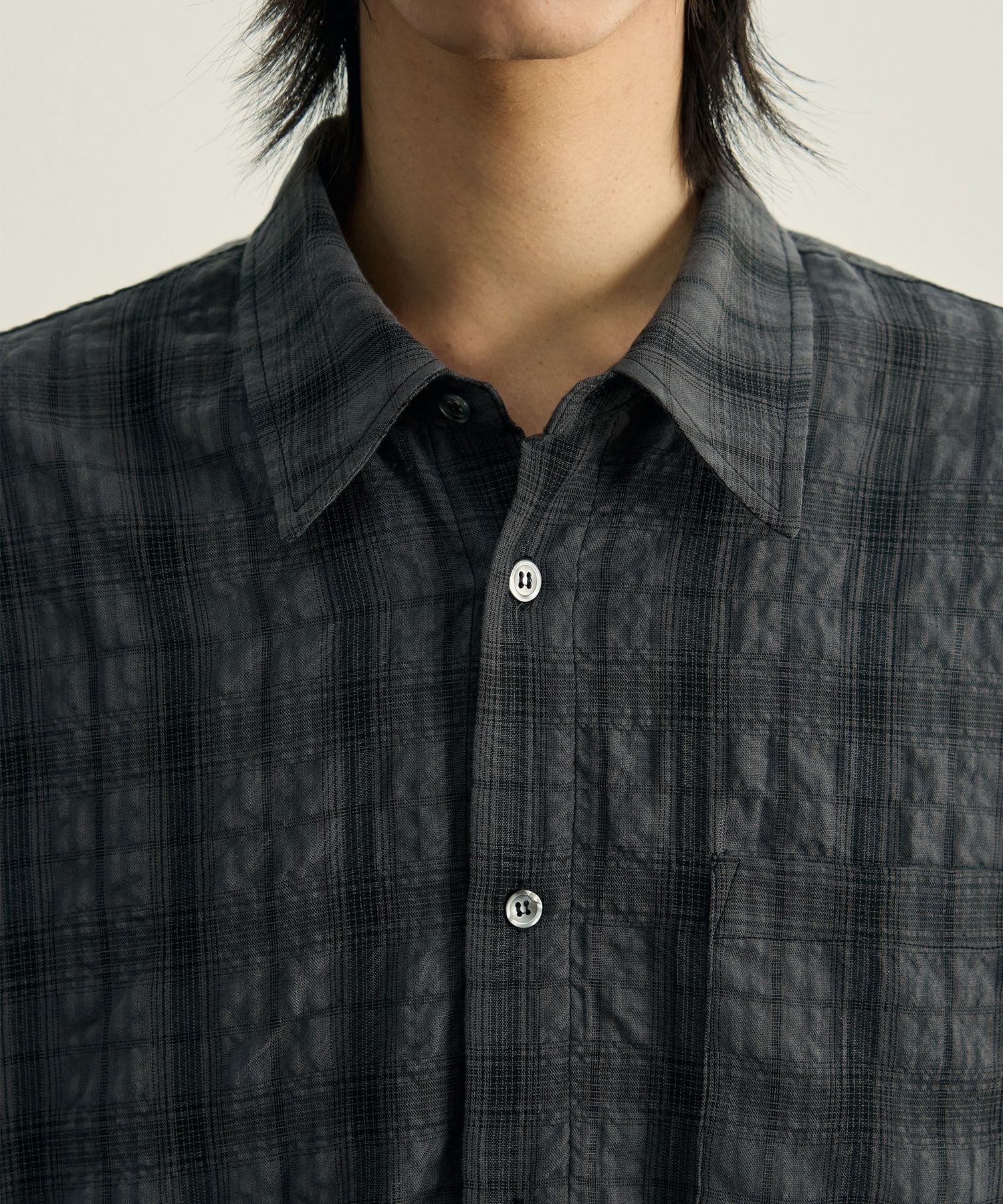 Chilli Beans. Pajama shirt Lサイズ Velvet shirt beige | Calliope