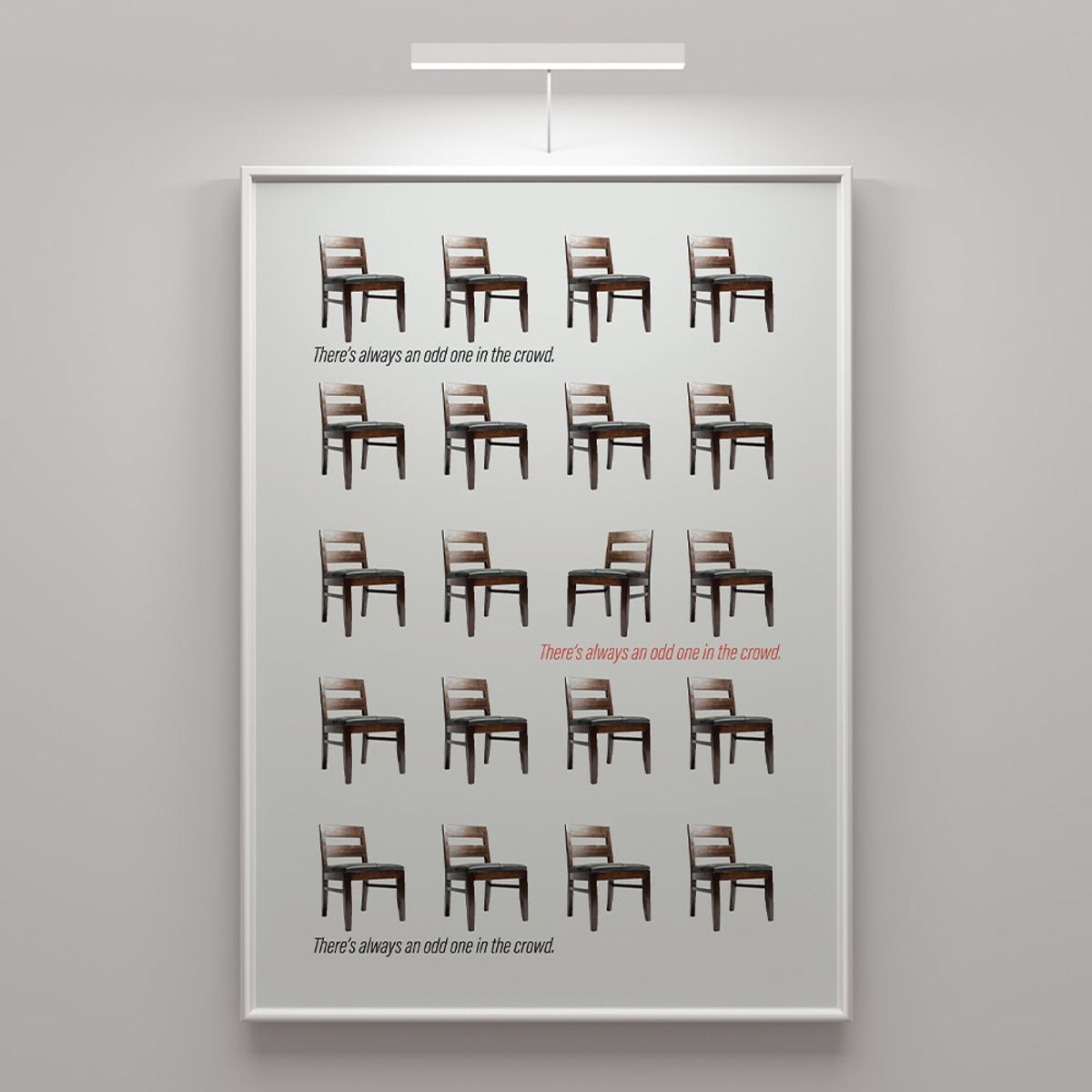 콩주편지(KONGJUDESIGNS) 체어 포스터 a3
