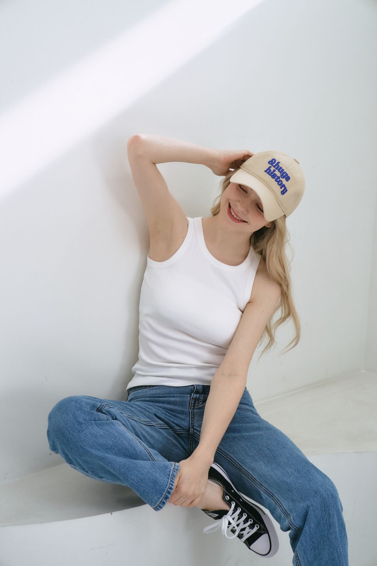 벡타르(VECTAR.) Hugs&history cap [Beige]