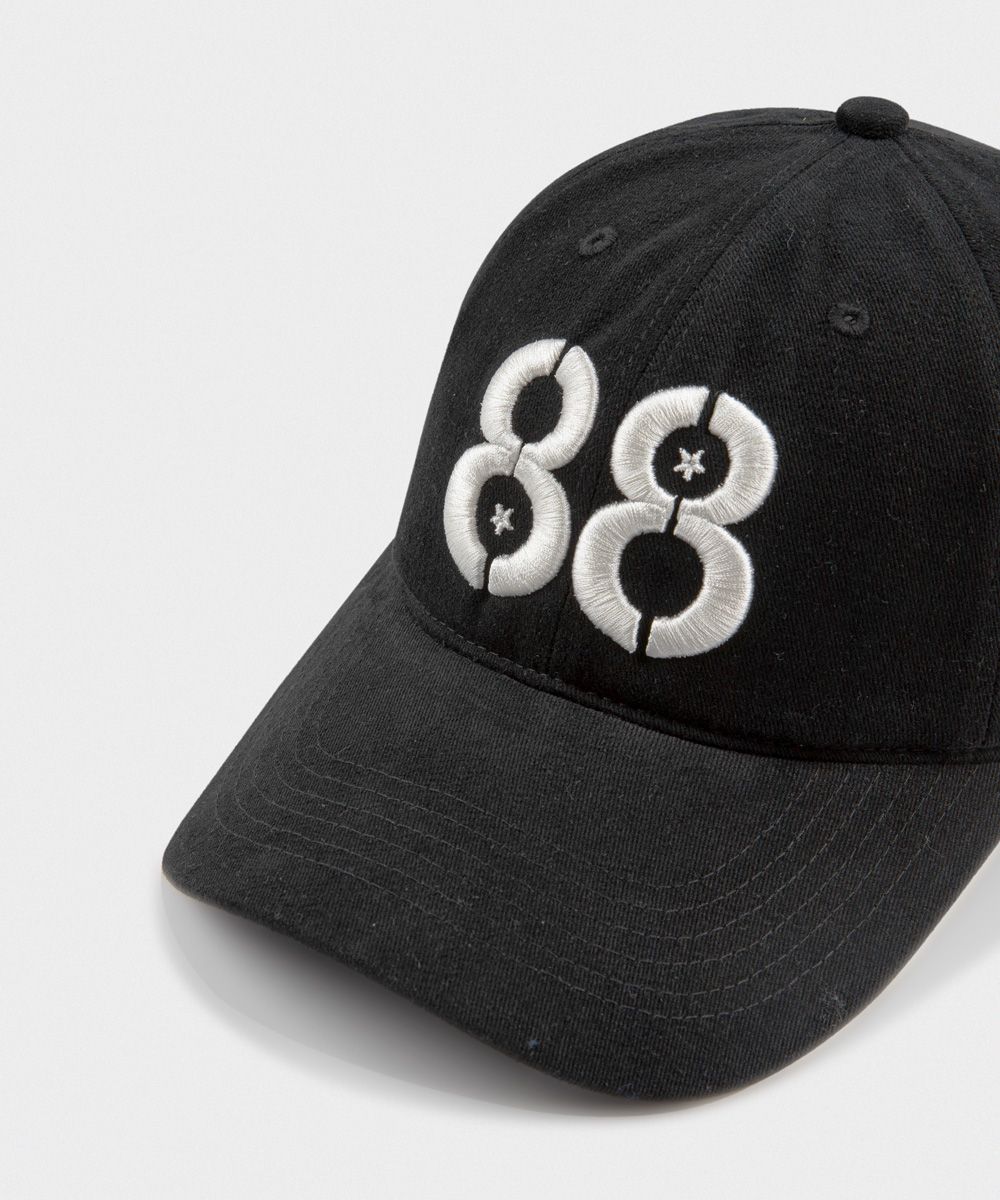 ◇MY DEEP BLUE MEMORIES◇ 88eight Peach Ball Cap CHARCAOL Newvy Logo Peach Ball Cap (CHARCOAL) - MYDEEPBLUEMEMORIES