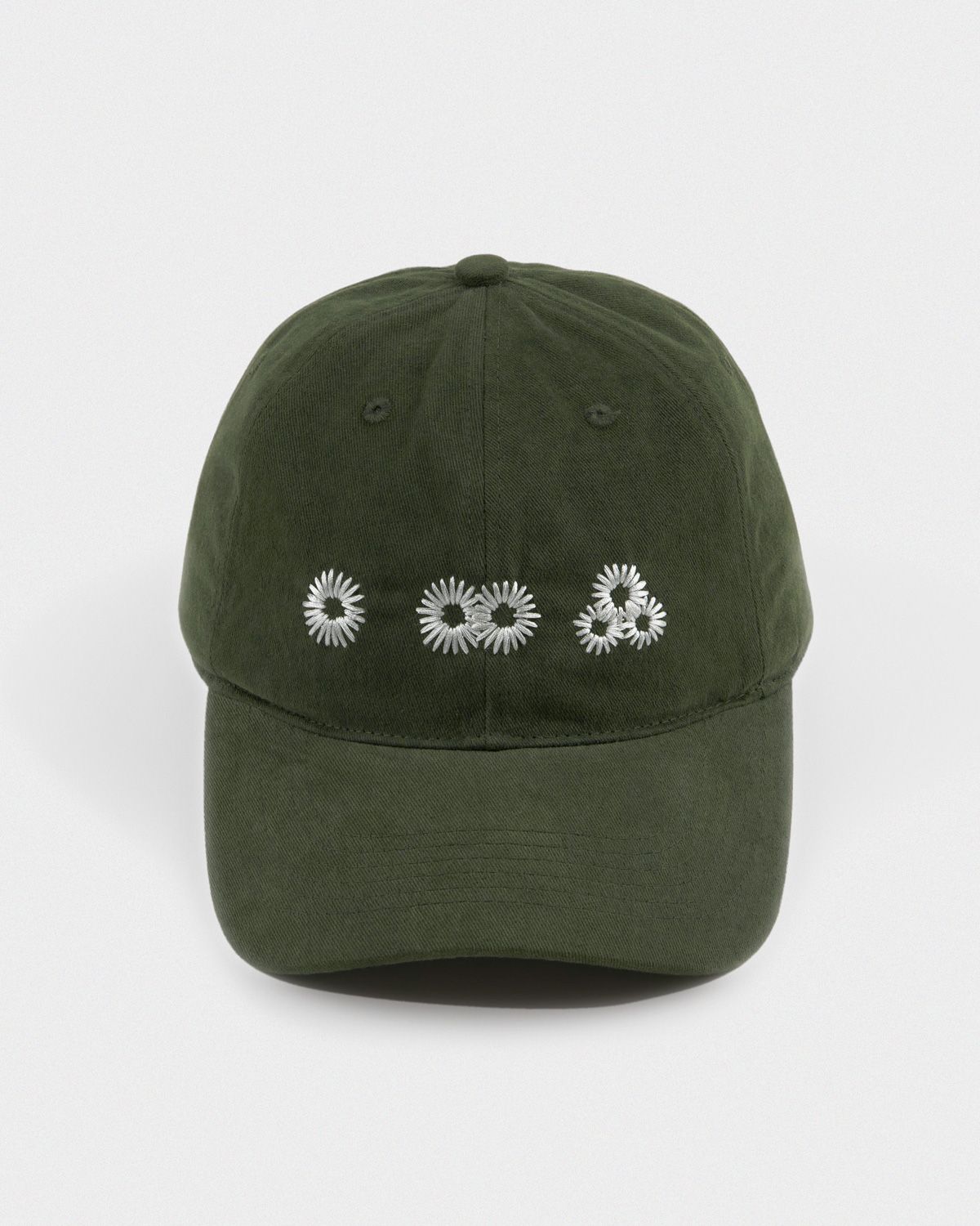 마이딥블루메모리즈(MY DEEP BLUE MEMORIES) Newvy Logo Peach Ball Cap (DEEP GREEN)