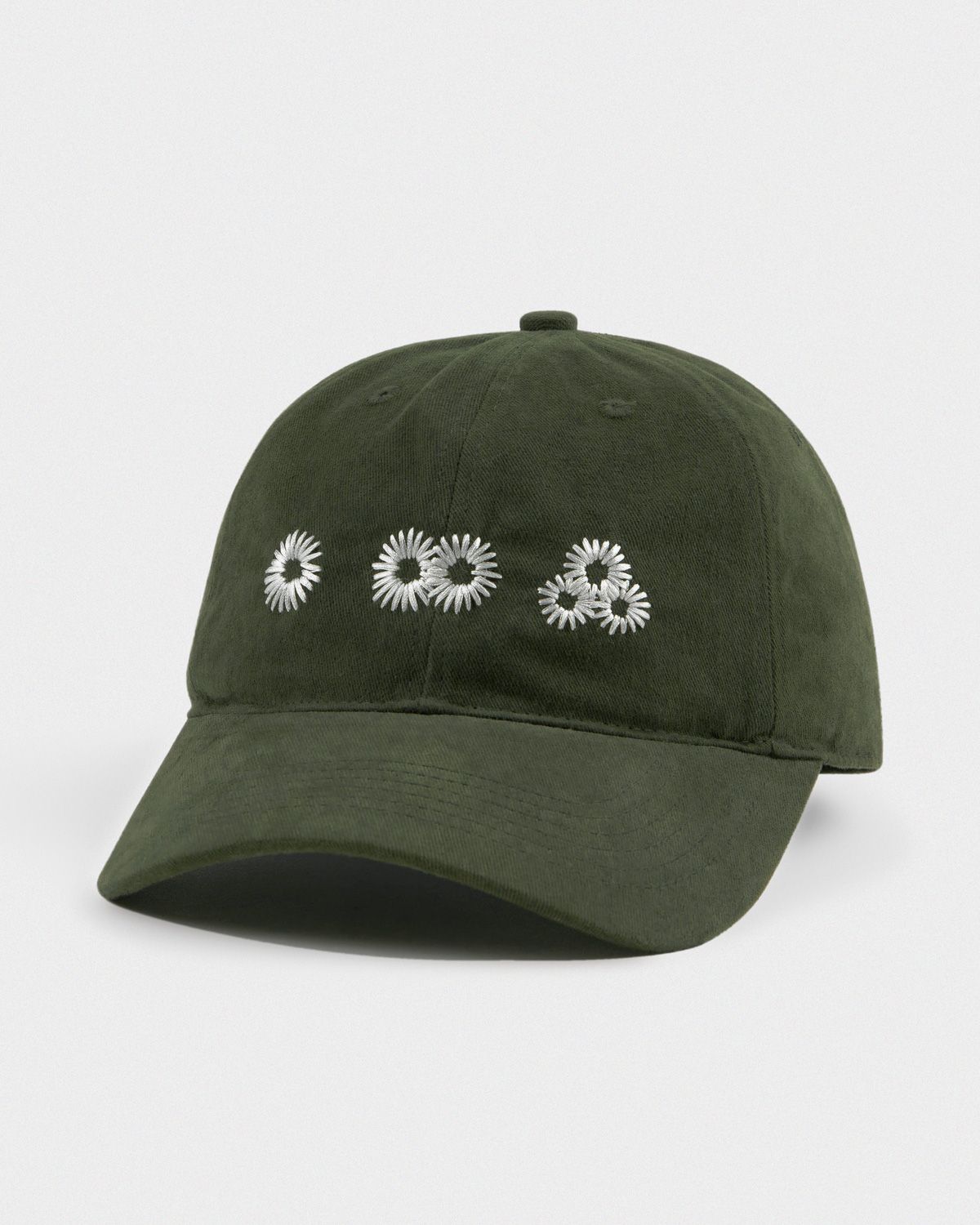 마이딥블루메모리즈(MY DEEP BLUE MEMORIES) Newvy Logo Peach Ball Cap (DEEP GREEN)
