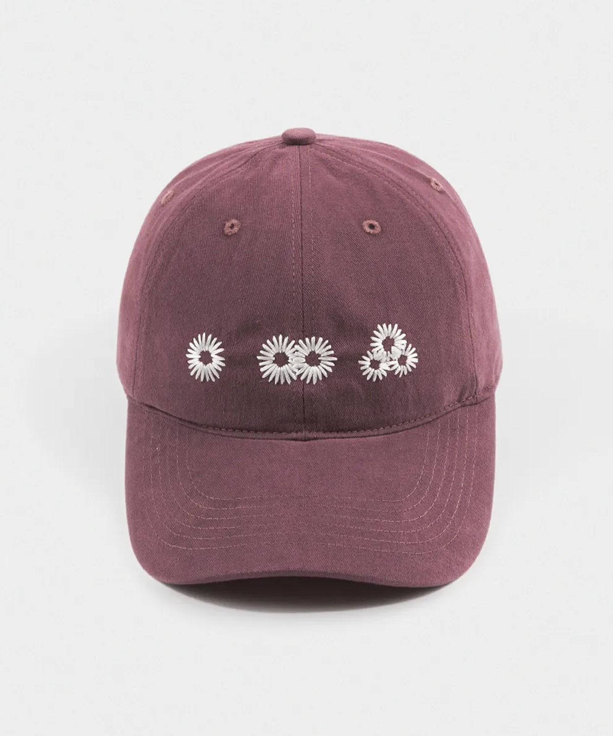 마이딥블루메모리즈(MY DEEP BLUE MEMORIES) Newvy Logo Peach Ball Cap (MAGENTA)
