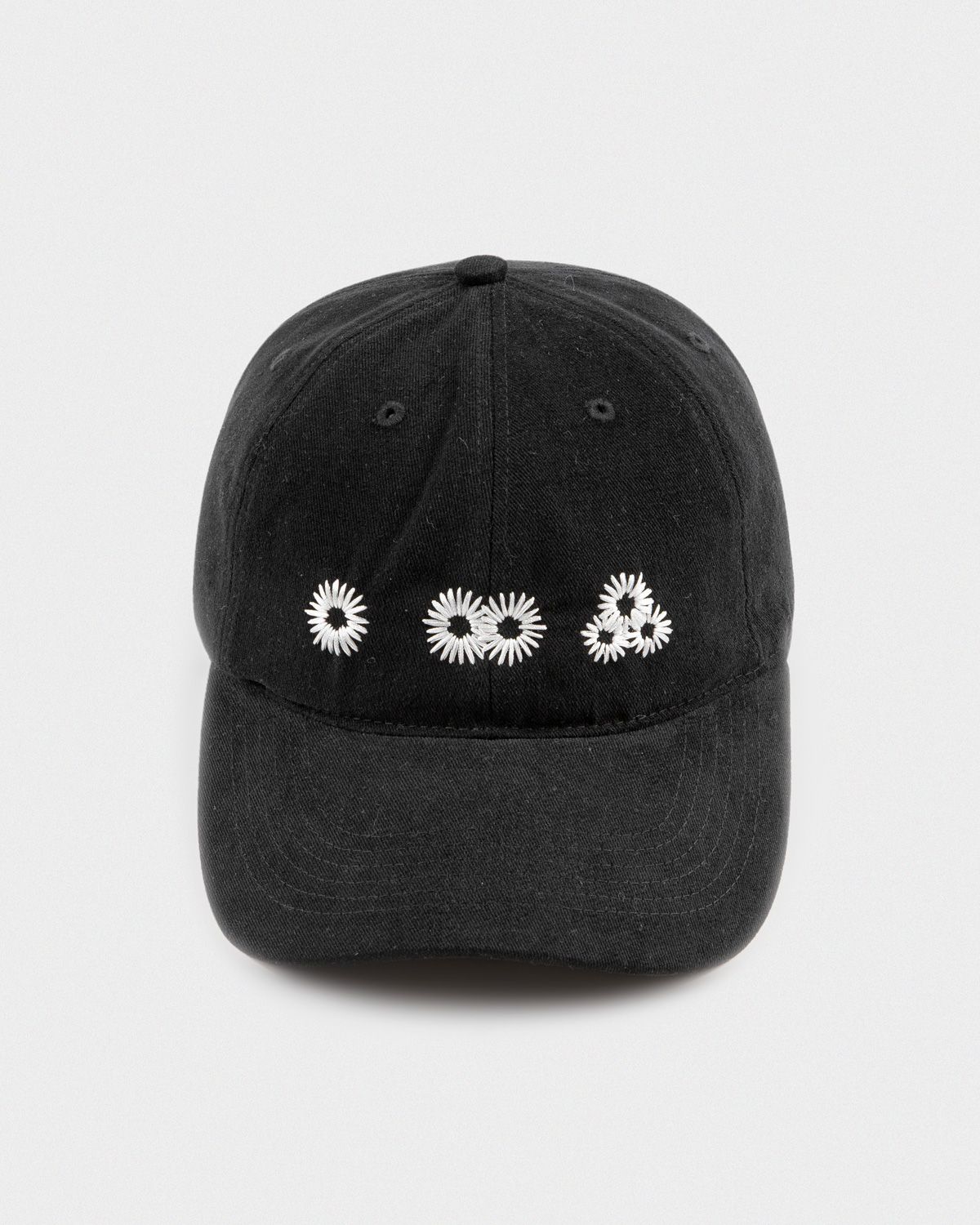 마이딥블루메모리즈(MY DEEP BLUE MEMORIES) Newvy Logo Peach Ball Cap (BLACK)