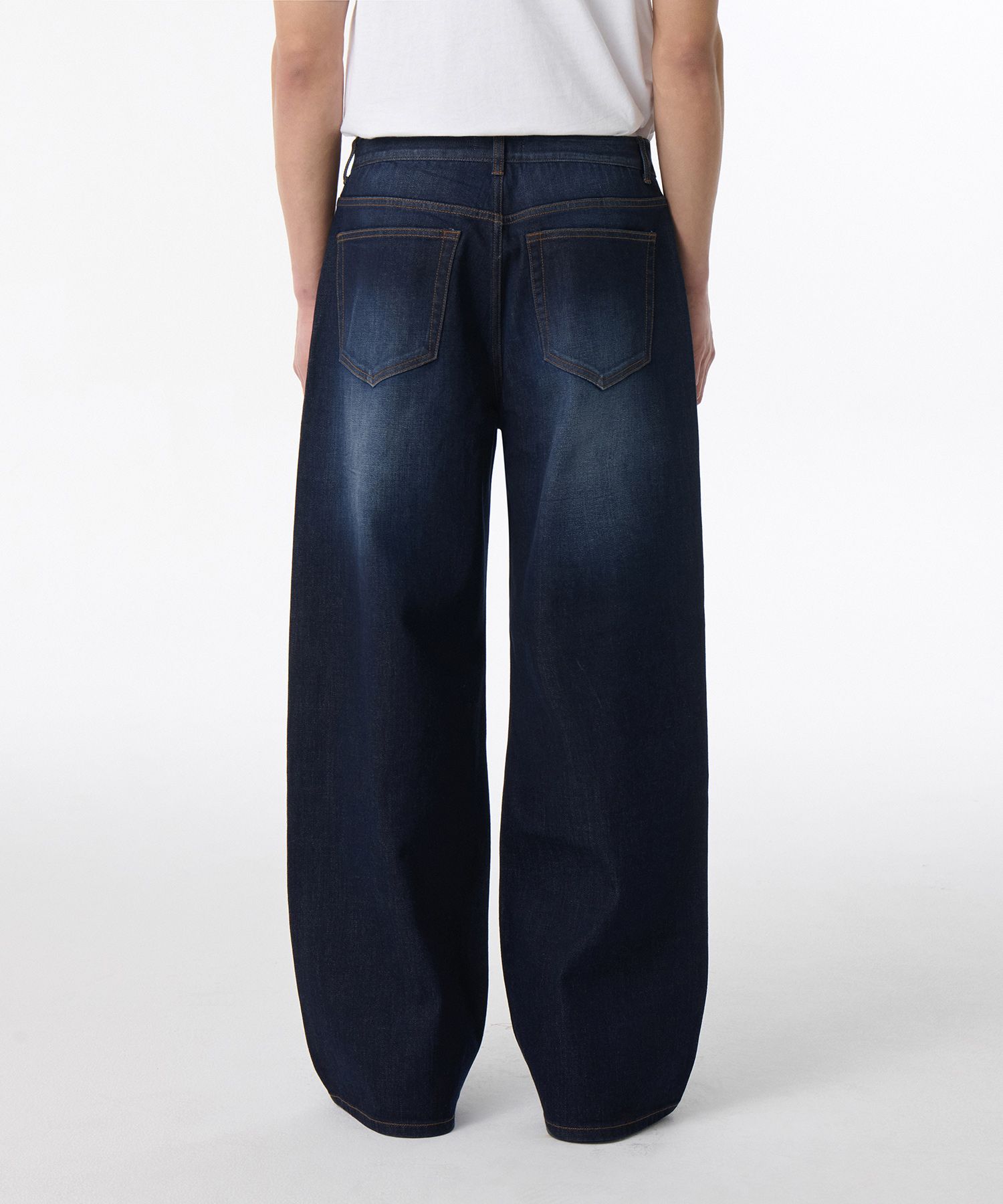★MUSINSA STANDARD★ Deep Indigo Big Wide Denim Pants MMDNP6 MUSINSA | MUSINSA STANDARD Big Wide Denim Pants [Deep Indigo]