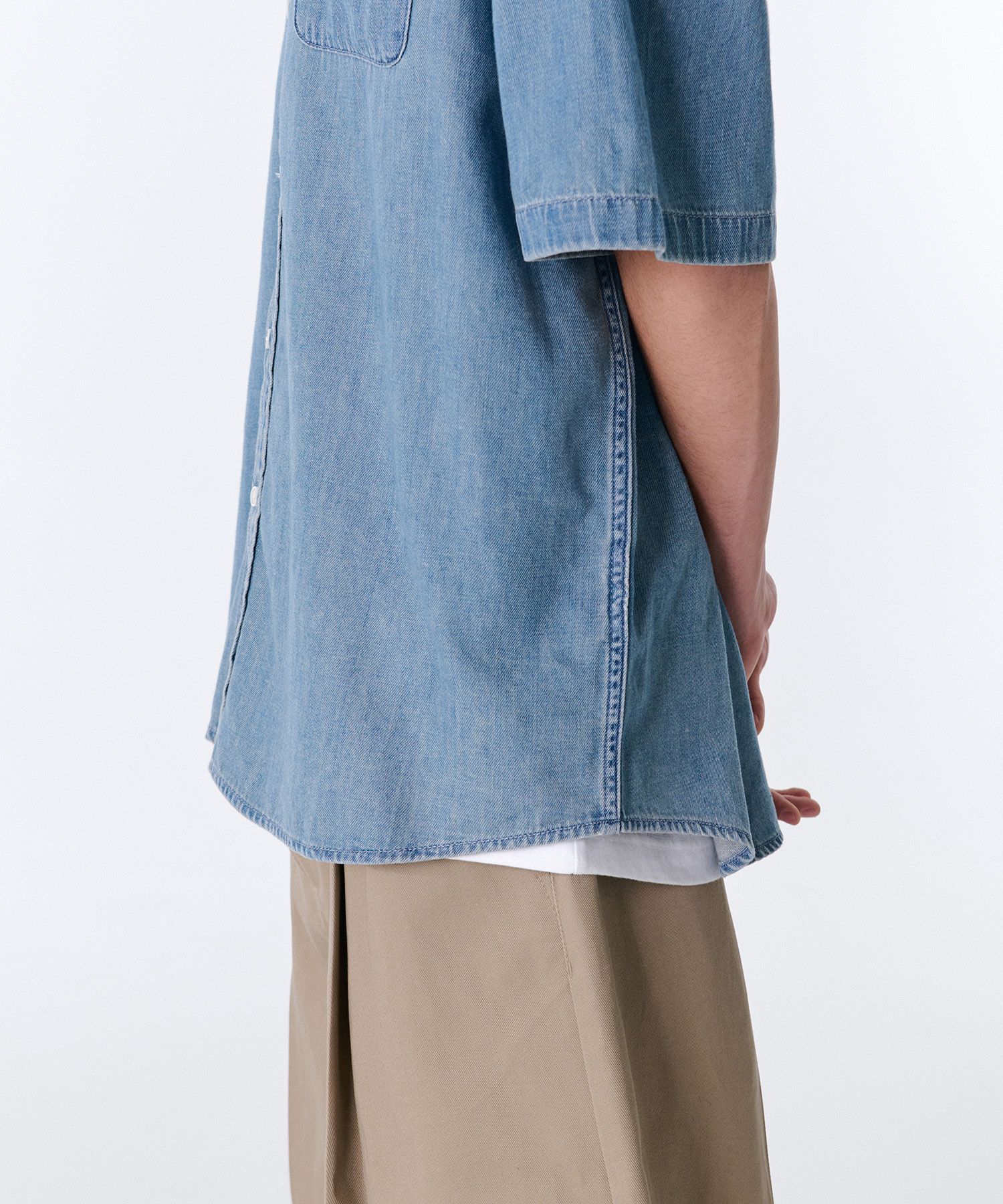 MUSINSA | MUSINSA STANDARD Oversized short sleeve denim