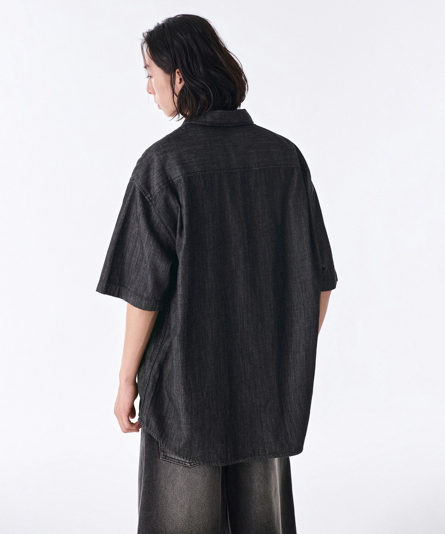 MUSINSA | MUSINSA STANDARD Oversized short sleeve denim