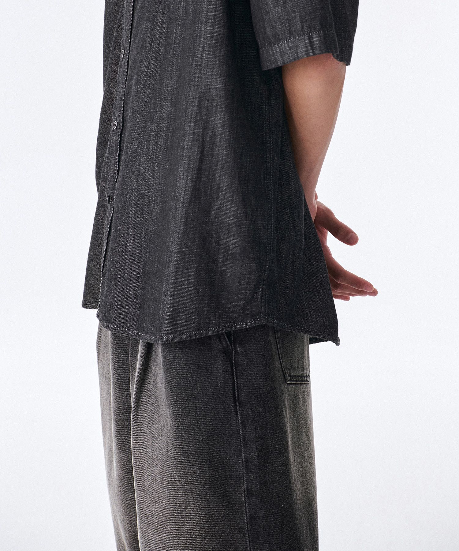 MUSINSA | MUSINSA STANDARD Oversized short sleeve denim