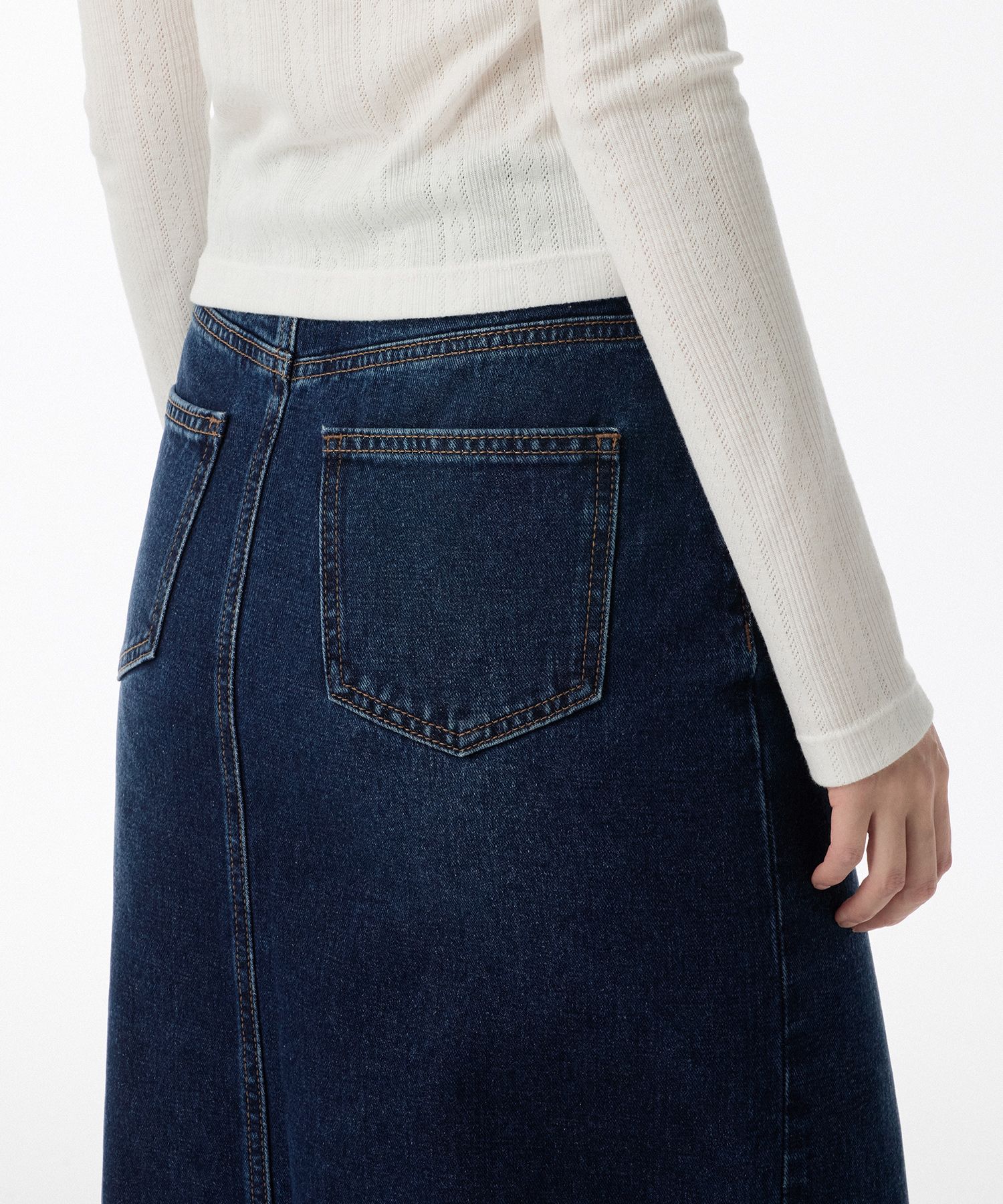 MUSINSA | MUSINSA STANDARD WOMAN Women's Front Slit Denim