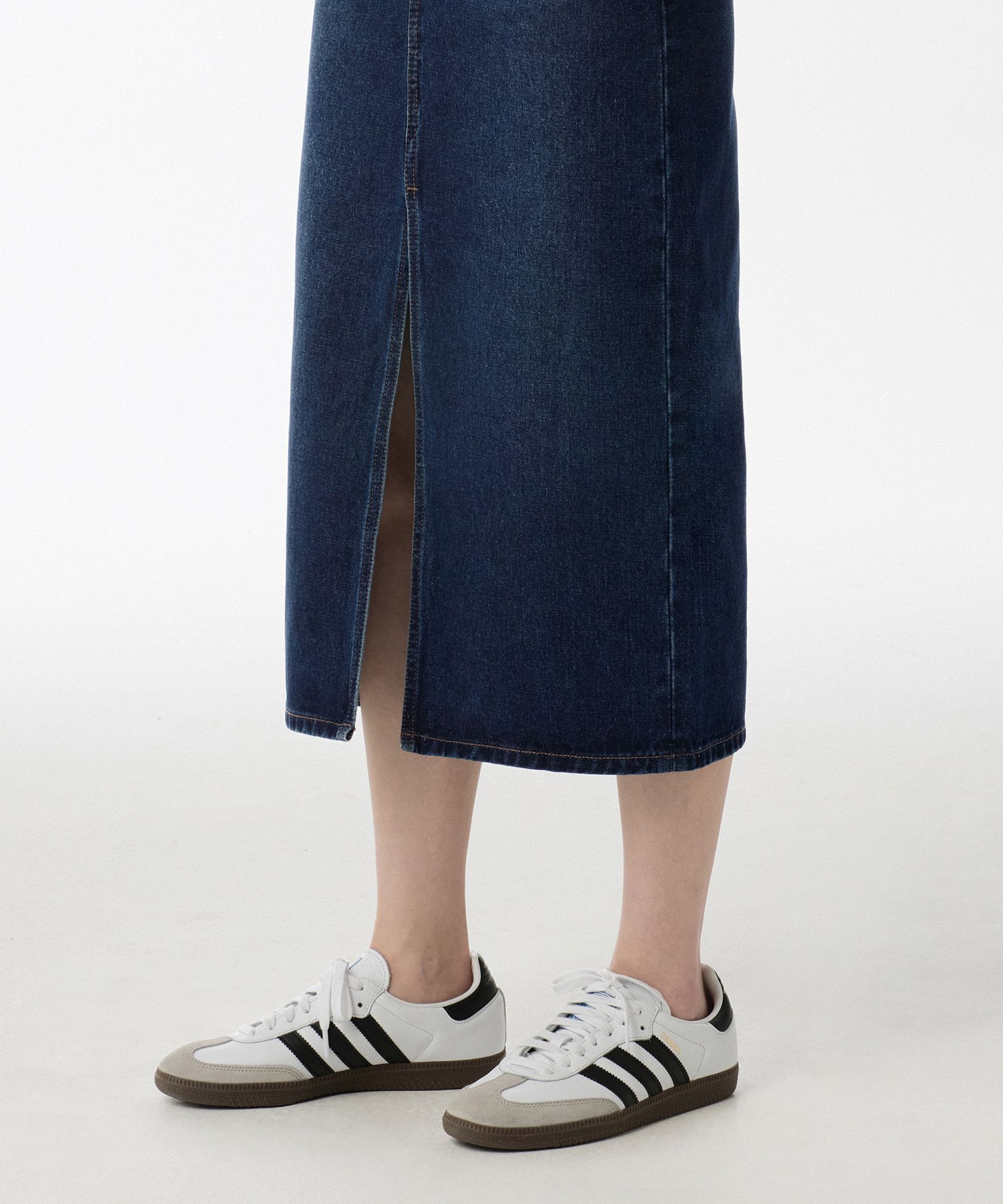 スカート musinsastandardwoman Women's Front Slit Denim Long Skirt Was MUSINSA | MUSINSA STANDARD WOMAN Women's Front Slit Denim