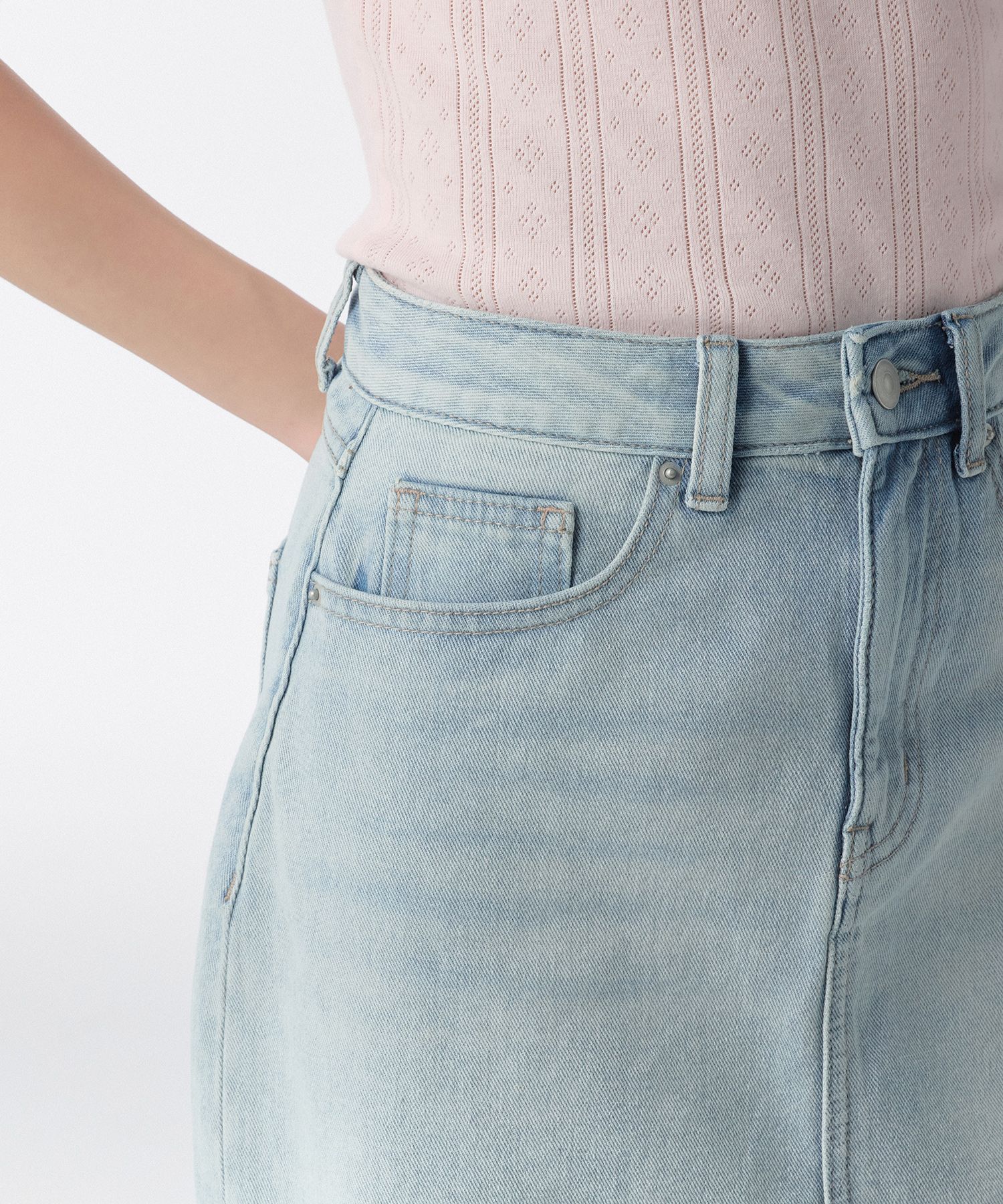 MUSINSA STANDARD ウーマンズ ローライズ デニム ミニスコッツ MUSINSA | MUSINSA STANDARD WOMAN Women's Denim Mini Skirt