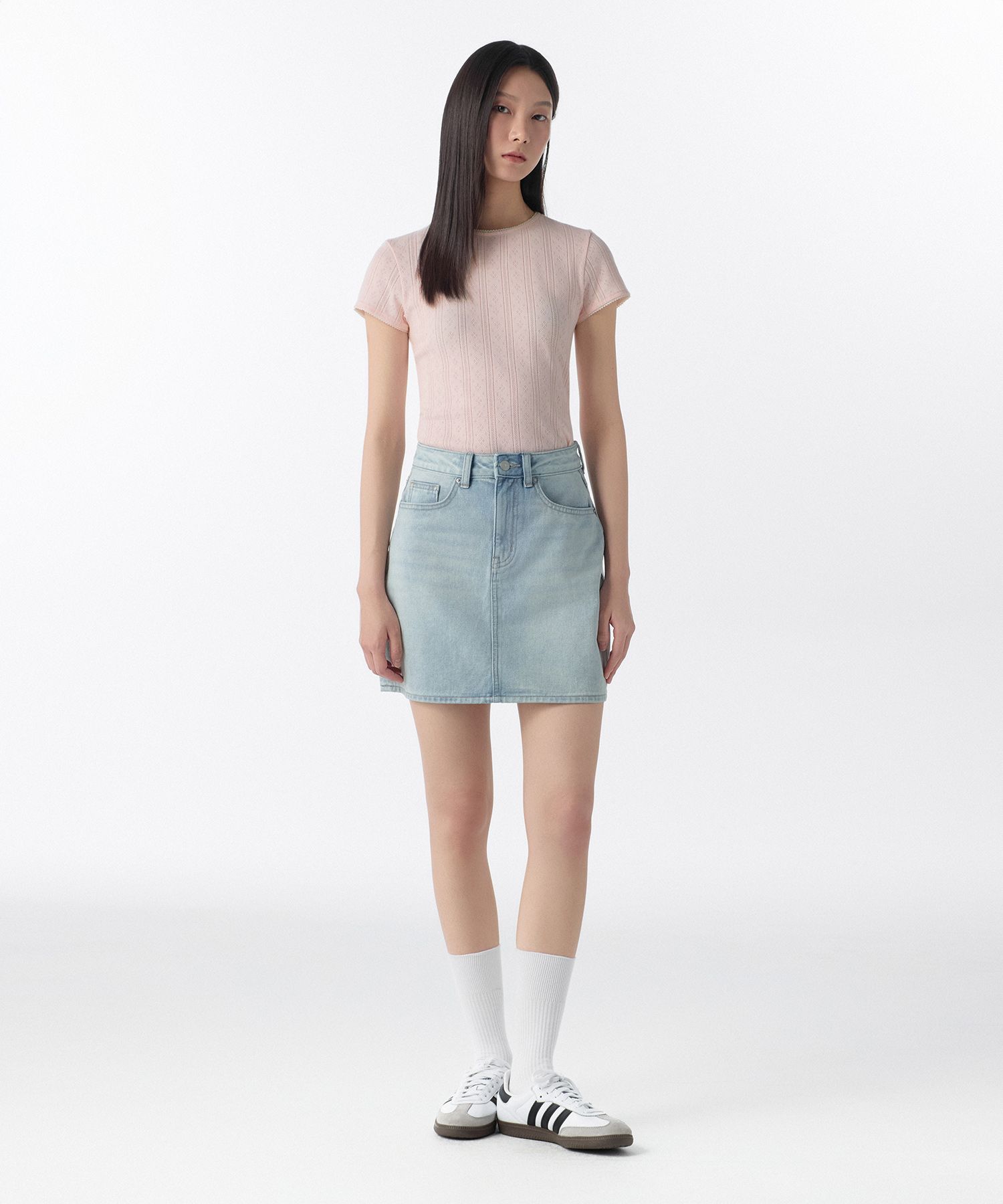 MUSINSA STANDARD ウーマンズ ローライズ デニム ミニスコッツ MUSINSA | MUSINSA STANDARD WOMAN Women's Denim Mini Skirt
