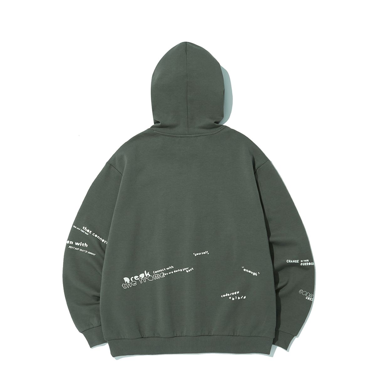 인터크루(INTERCREW) 키치 후드 풀오버 카키 ITZ1TH02AKH