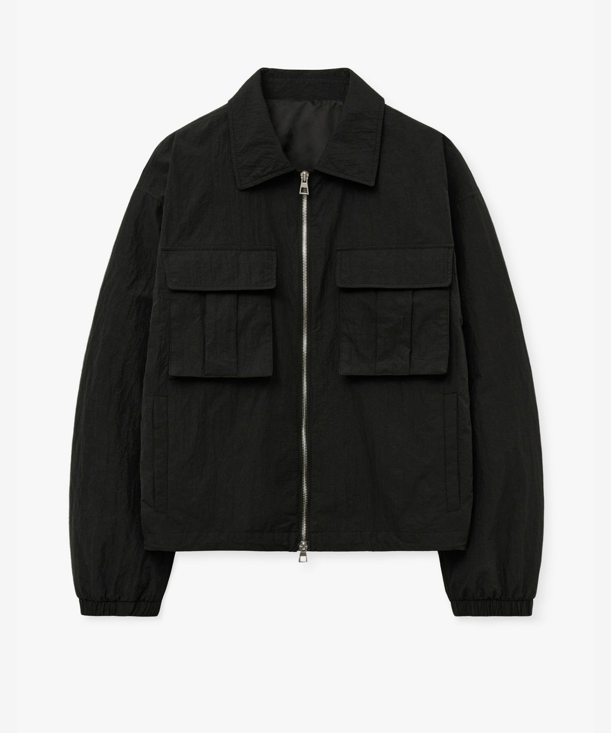 티엔지티(TNGT) Light Weight Big Pocket Jumper (Black) TNJU5E102BK