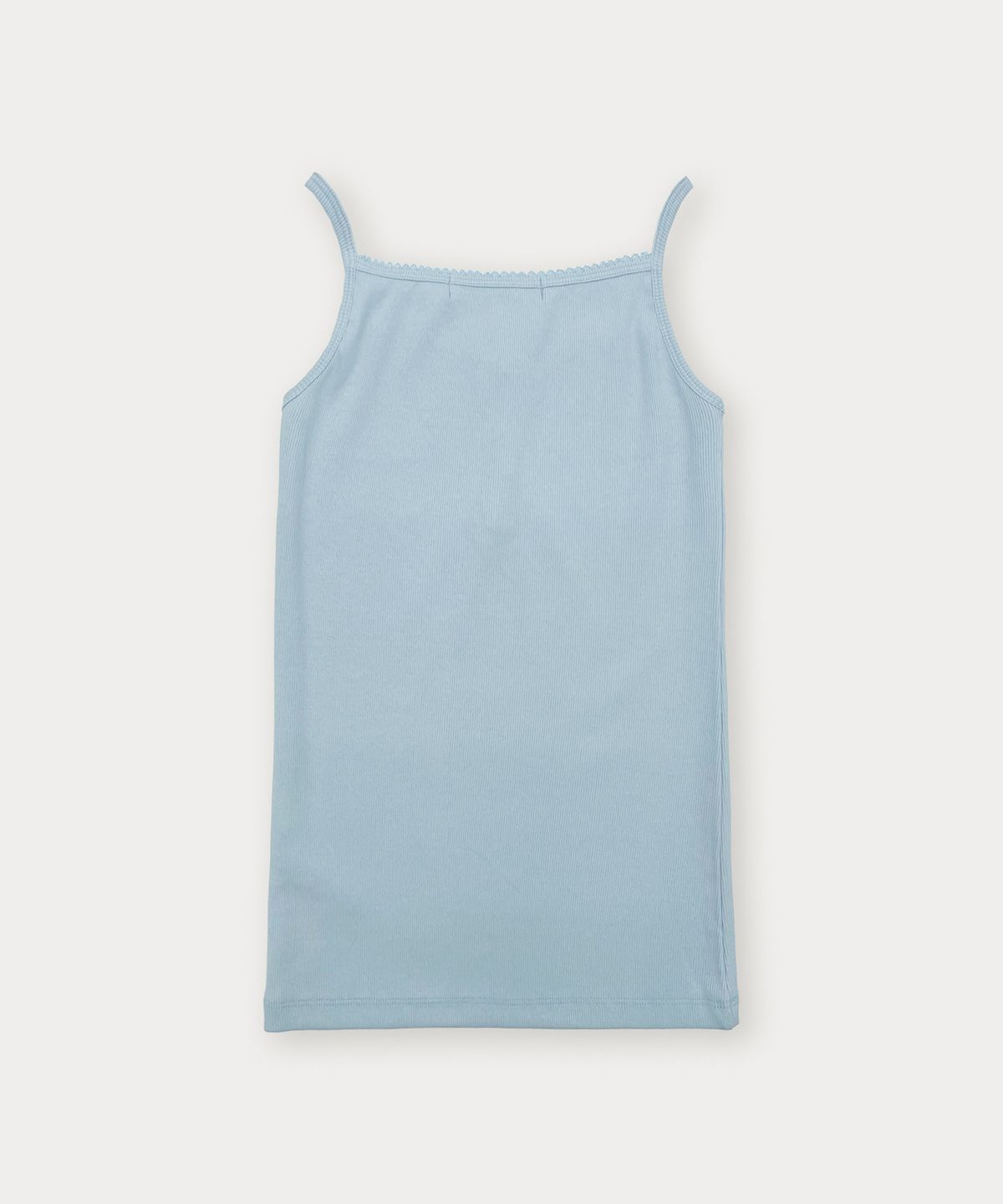 썸웨어버터(SOMEWHEREBUTTER) Lace Button Sleeveless - Light Blue