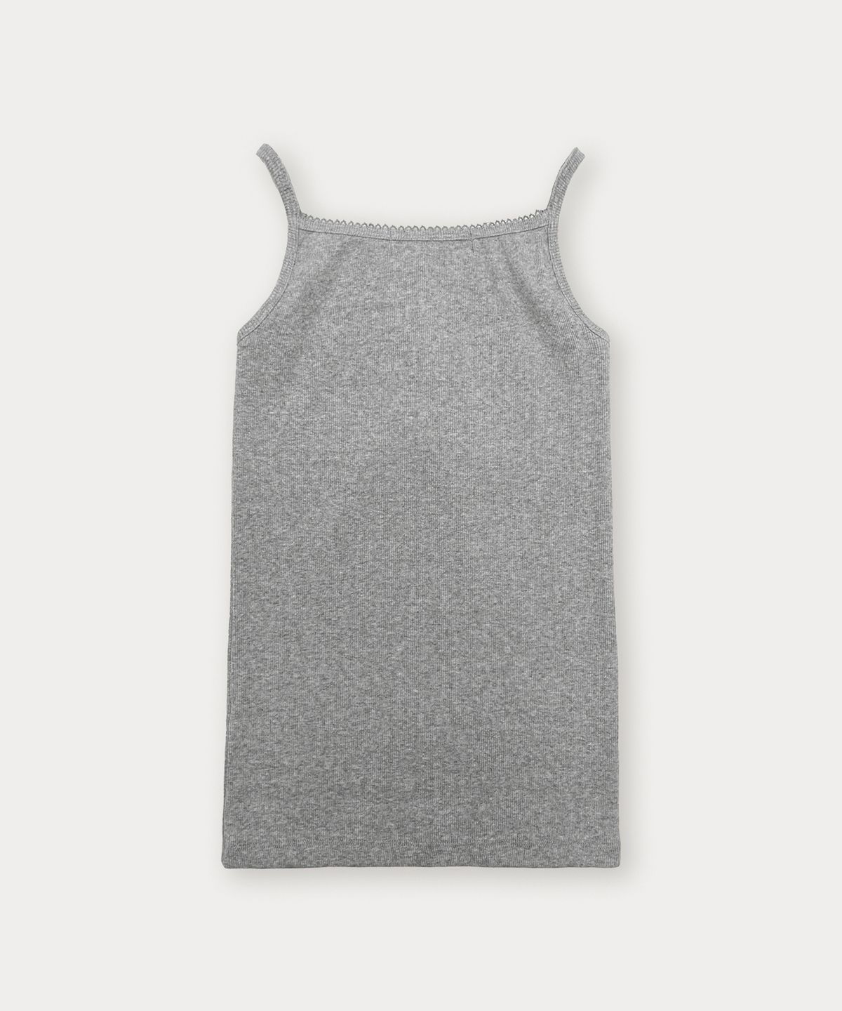 썸웨어버터(SOMEWHEREBUTTER) Lace Button Sleeveless - Grey