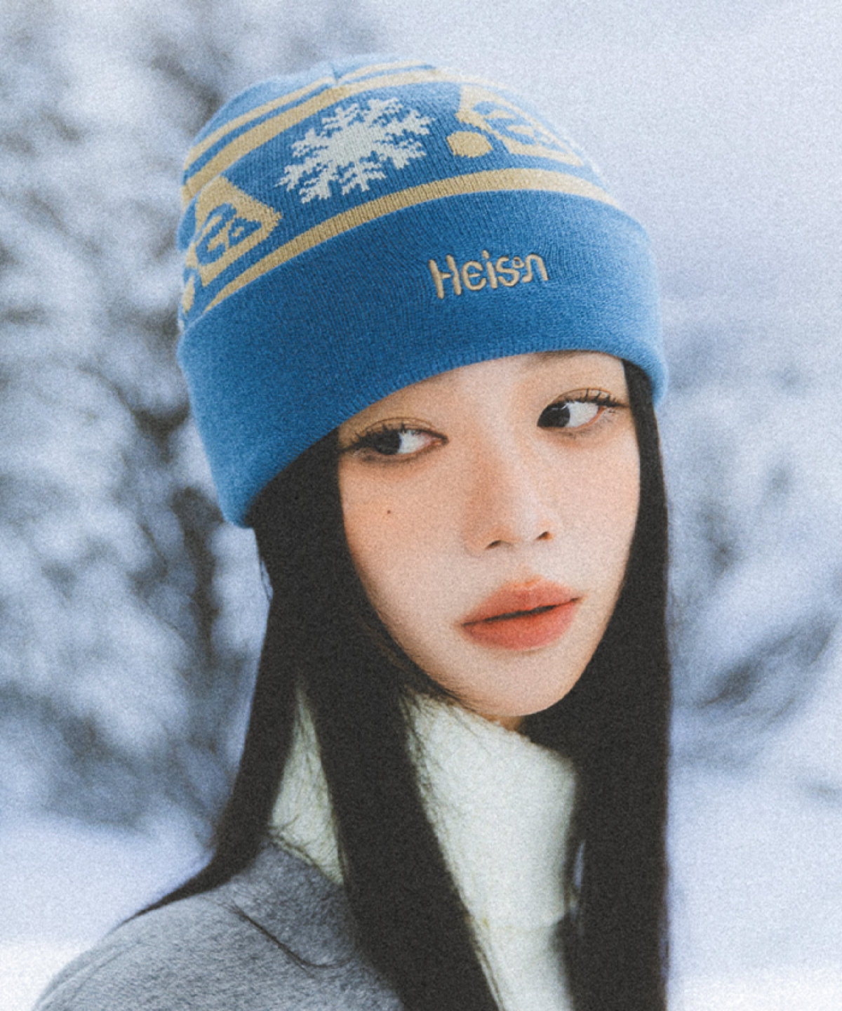 하이산(HEISAN) 스노위 비니 블루