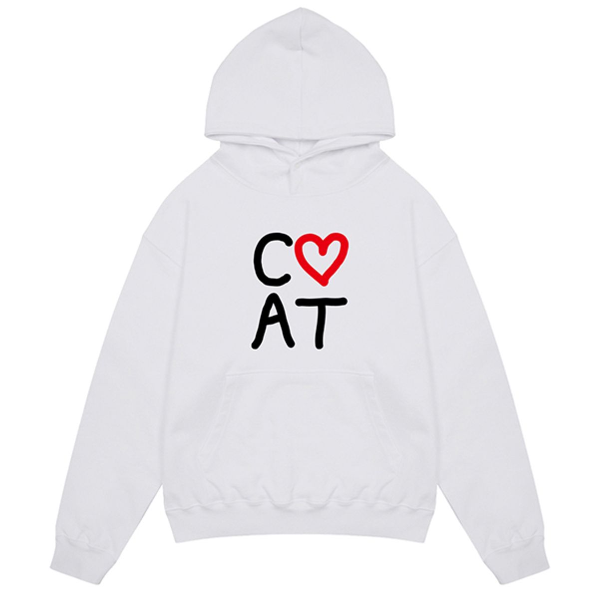어라이트앵글(ARIGHTANGLE) CAT LOVE HOODIE (2 COLOR)