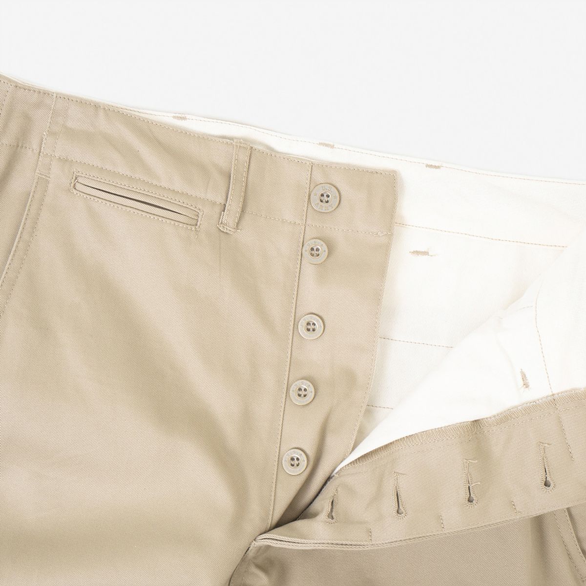 와이엠씨엘케이와이(YMCL KY) US Type 40s Chino Pants - Khaki