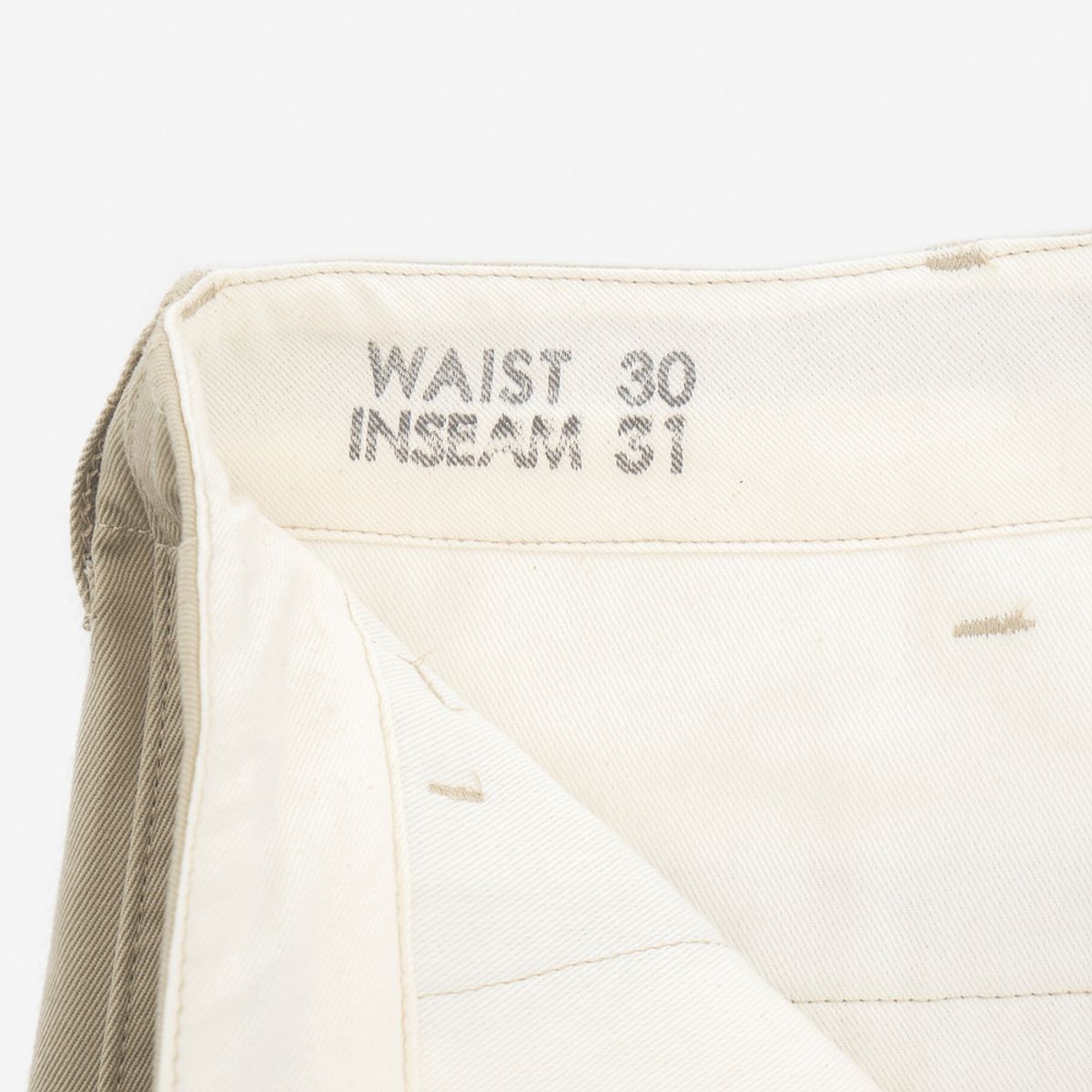 와이엠씨엘케이와이(YMCL KY) US Type 40s Chino Pants - Khaki