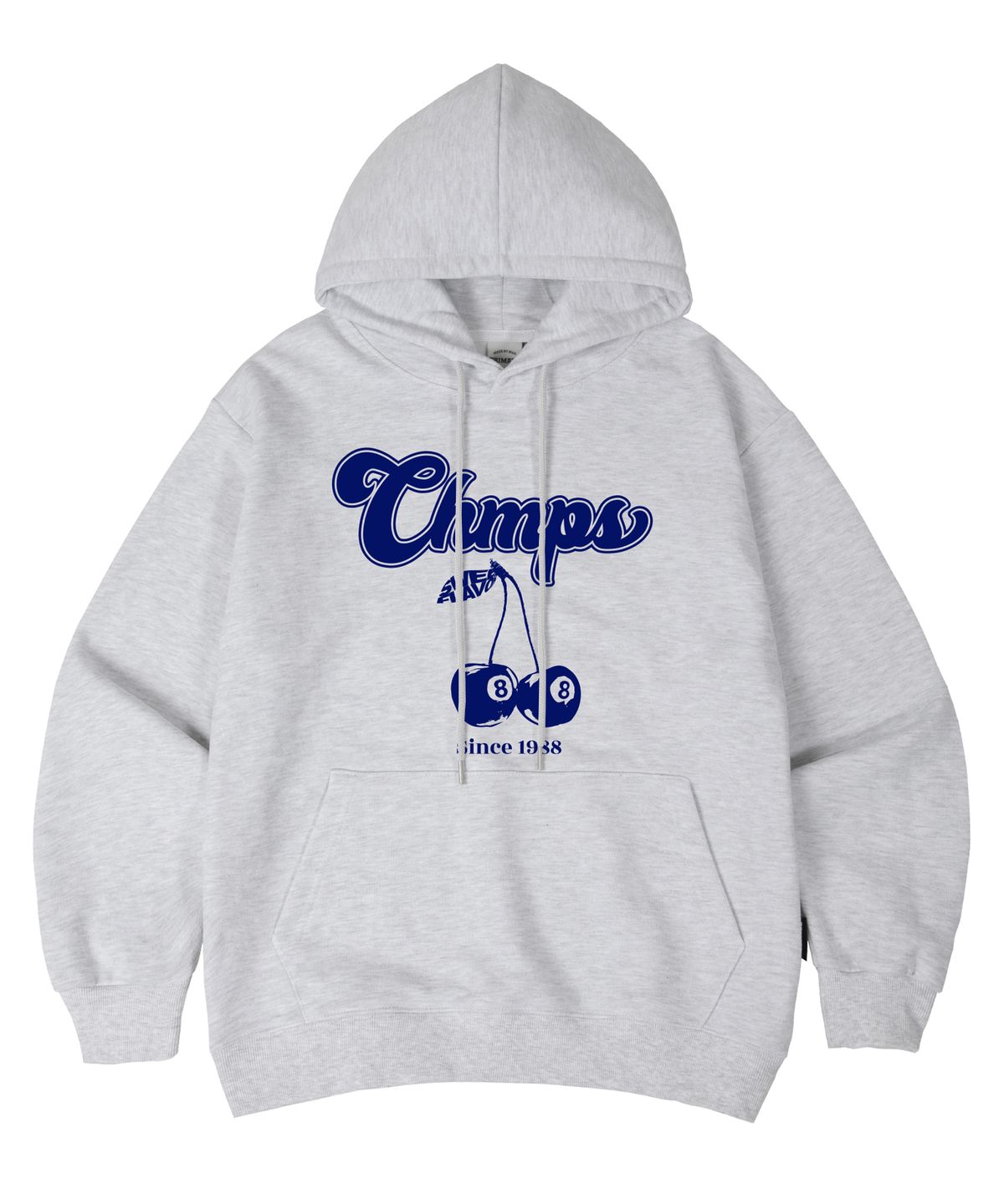 본챔스(BORN CHAMPS) [8 COLORS] 본 8 체리 오버핏 후드 티셔츠 B25ST03  [기모/NO기모]