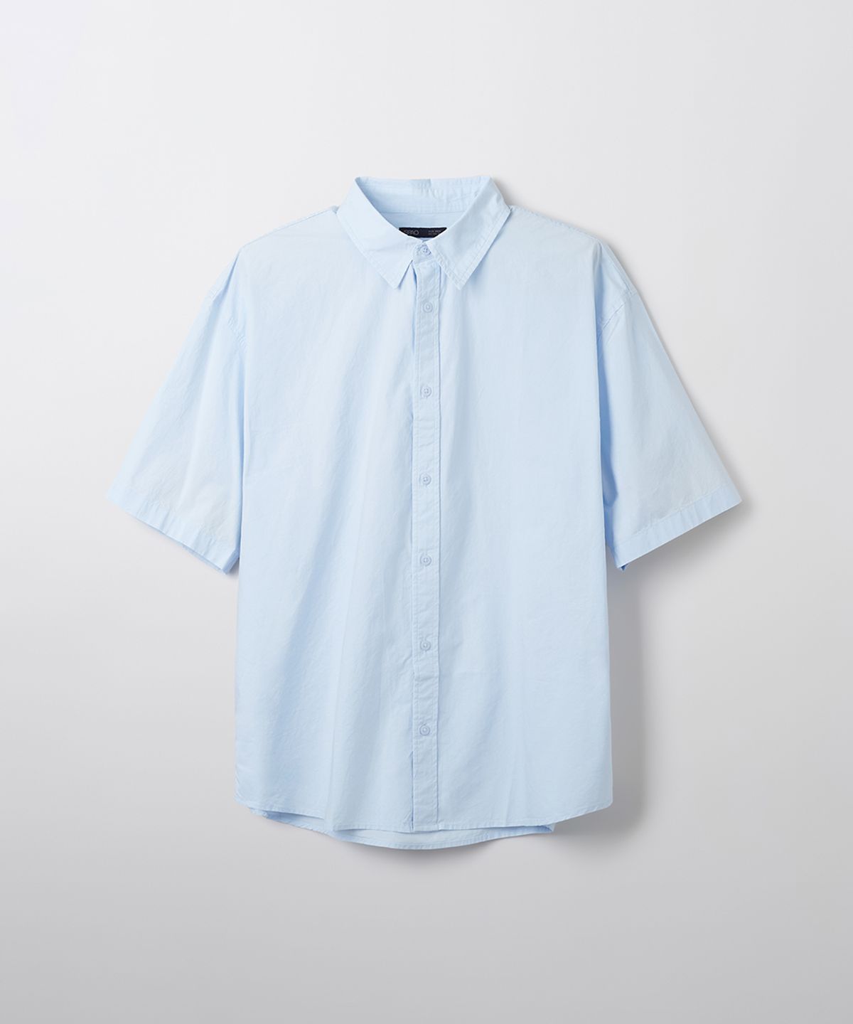 스파오(SPAO) [고밀도코튼] 반팔 셔츠 (바이오워싱)_SPYWF24M06