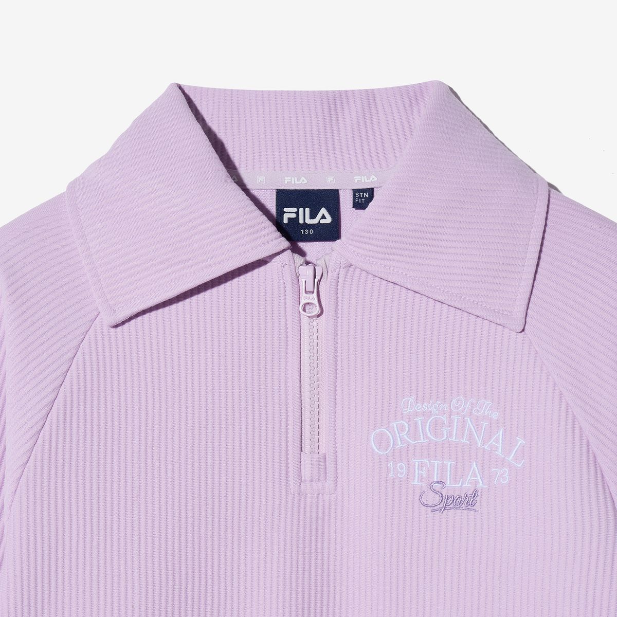 휠라 키즈(FILA KIDS) 여아 자가드 반집업 맨투맨(FK2POH1307FORD)