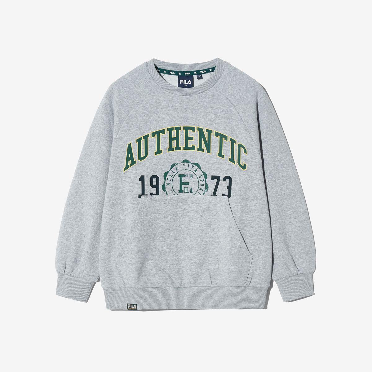 휠라 키즈(FILA KIDS) 캠퍼스 바시티 맨투맨(FK2POH1302XMLY)