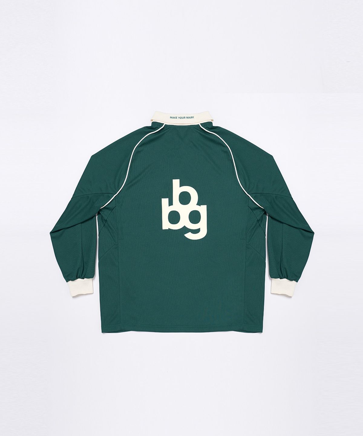 블랙볼드(BLACKBALLED) 메쉬 카라 티셔츠 GREEN