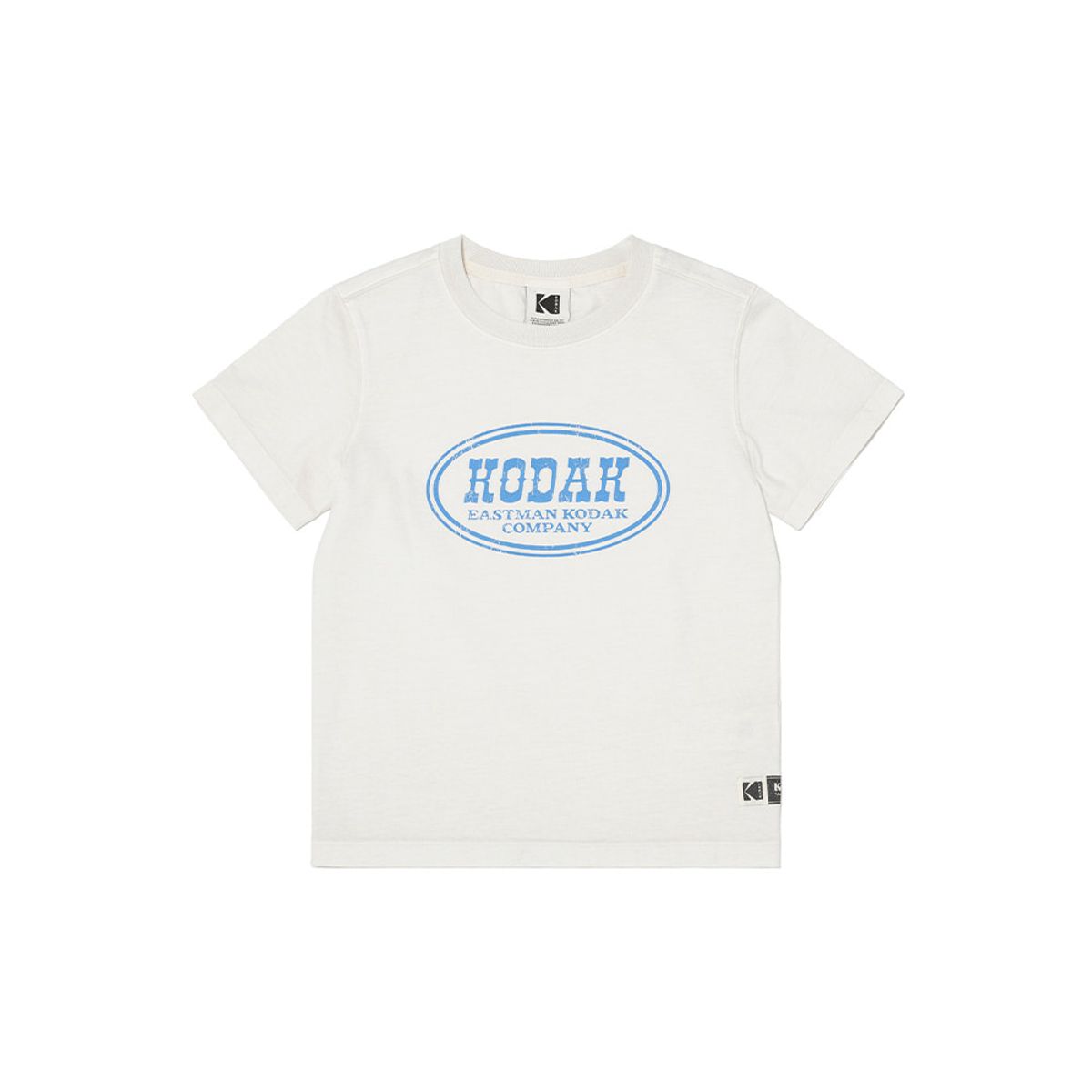 코닥(KODAK) 씨너리 그래픽 피그먼트다잉 반팔티셔츠 우먼 LIGHT GREY