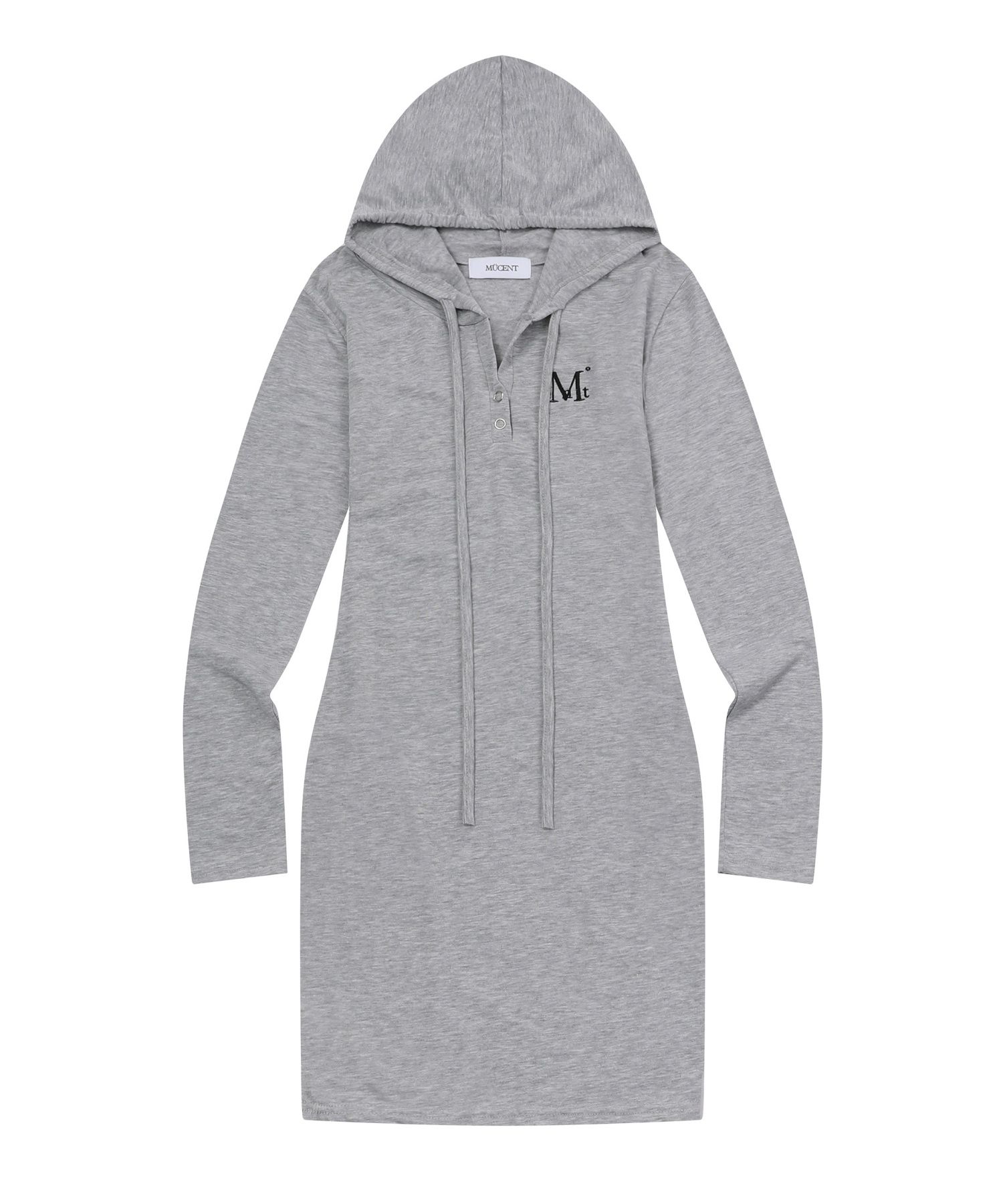 【MUCENT】 Cyan hooded slim fit one piece / 追跡付 MUSINSA | MUCENT Cyan Hooded Slim Fit One Piece (4 Colors)
