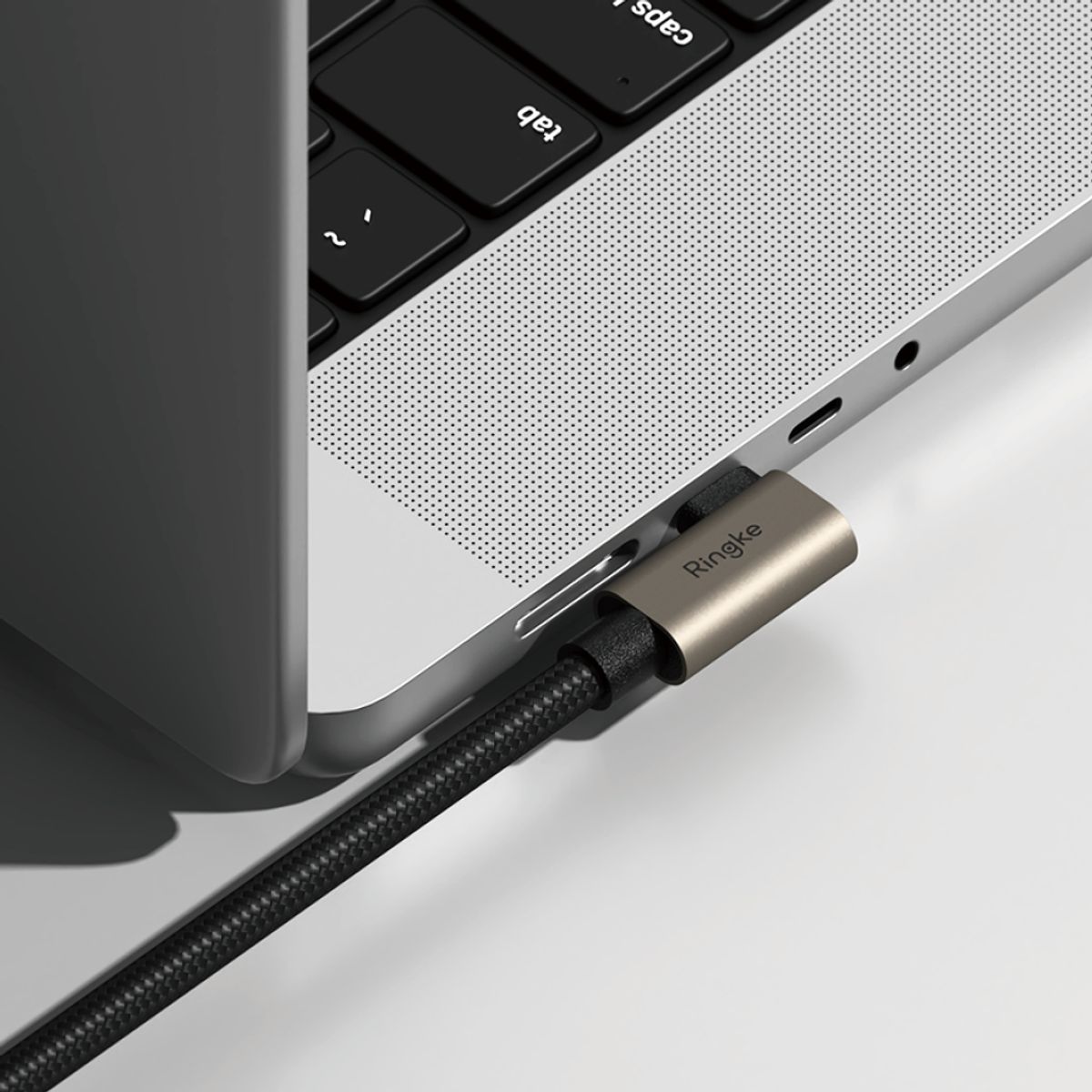 링케(RINGKE) USB 3.2 Gen 2x2 USB-C 90도 케이블 초고속 충전