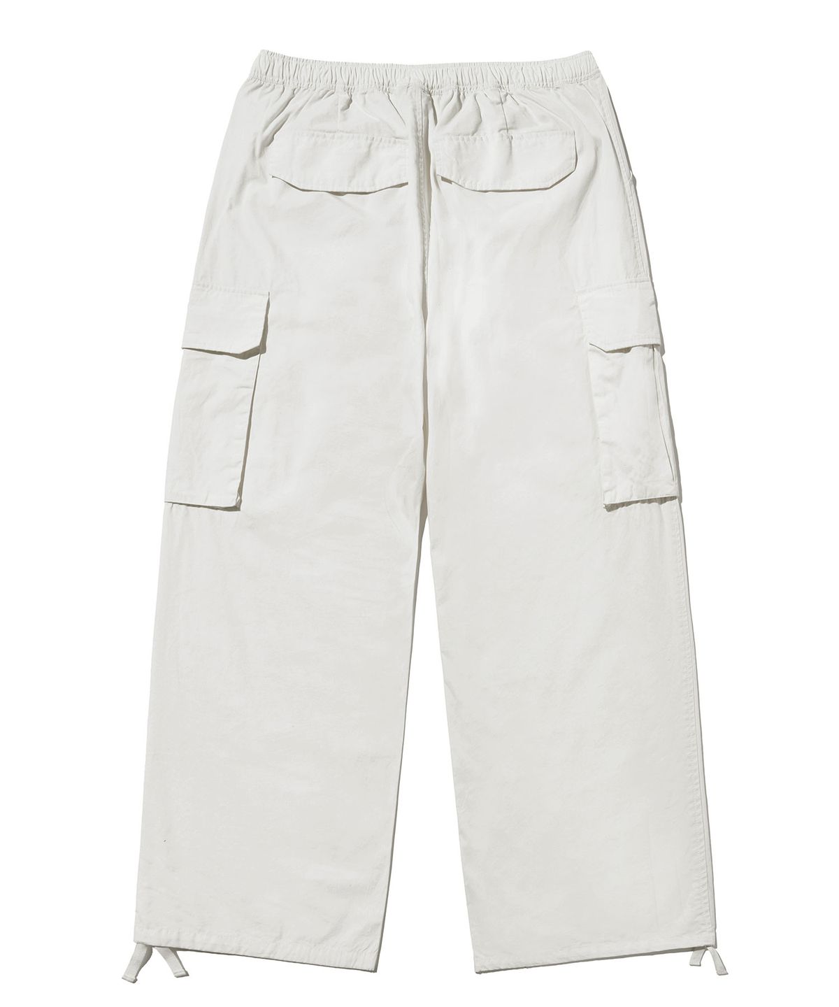 브라운브레스(BROWNBREATH) TAG WASHED CARGO PANTS - CREAM