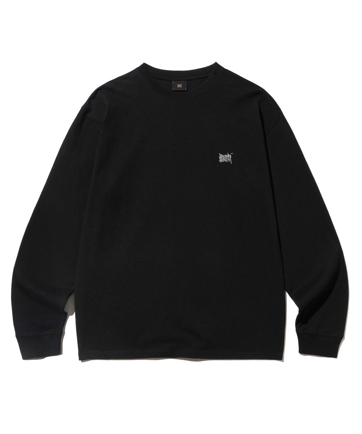 브라운브레스(BROWNBREATH) PYTHONE TAG LONGSLEEVE - BLACK