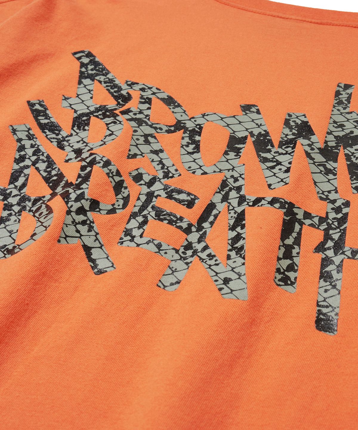 브라운브레스(BROWNBREATH) PYTHONE TAG LONGSLLEVE - ORANGE
