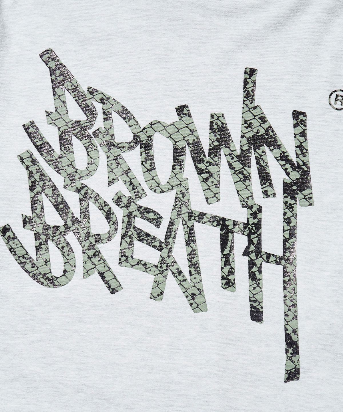 브라운브레스(BROWNBREATH) PYTHONE TAG LONGSLEEVE - ASH