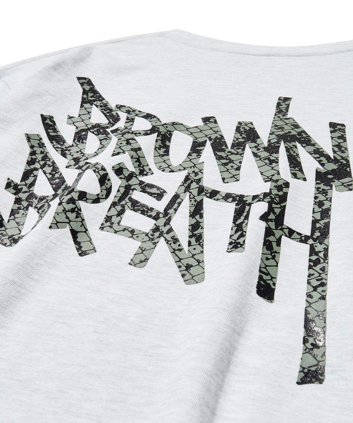 브라운브레스(BROWNBREATH) PYTHONE TAG LONGSLEEVE - ASH
