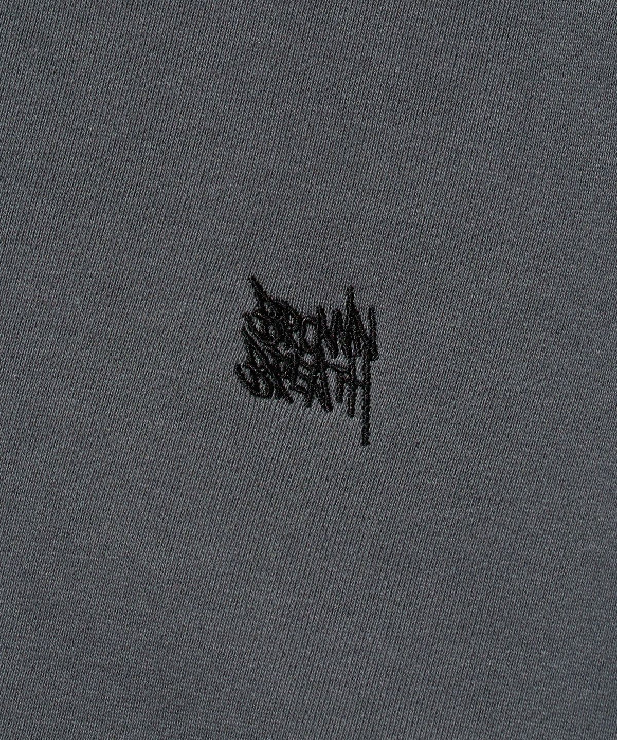 브라운브레스(BROWNBREATH) TAG HOODIE - DARK GREEN