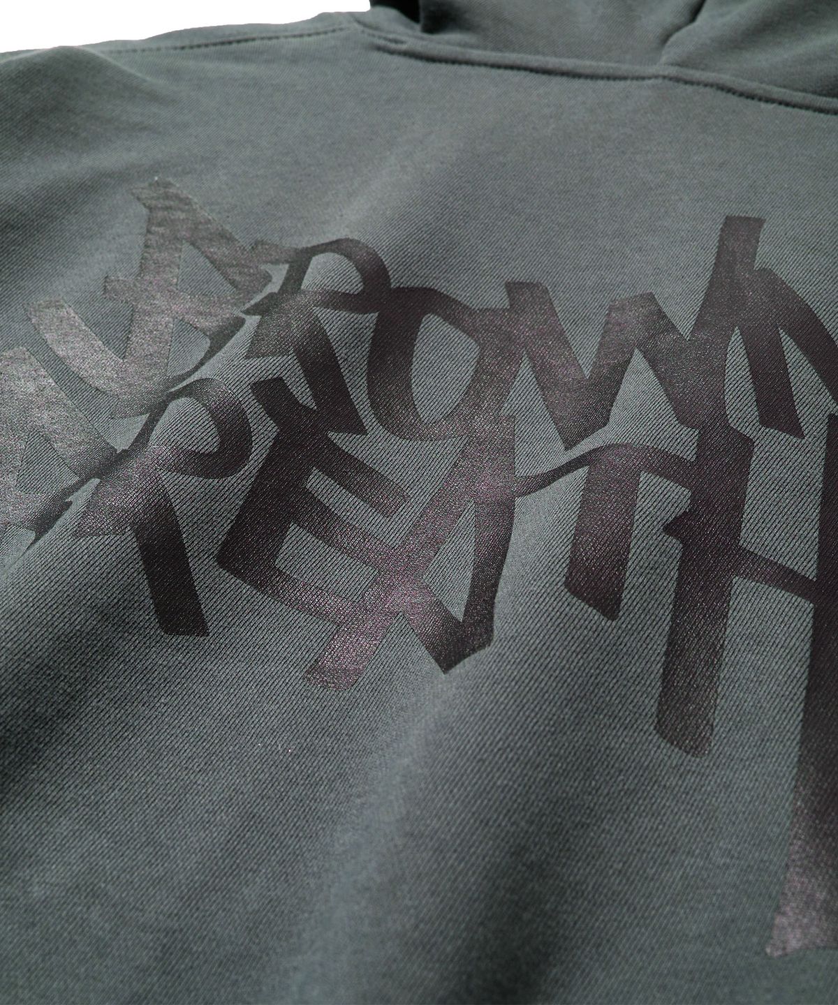 브라운브레스(BROWNBREATH) TAG HOODIE - DARK GREEN