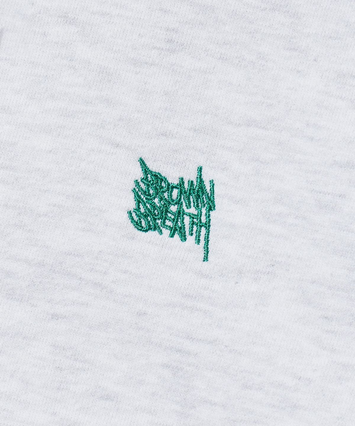 브라운브레스(BROWNBREATH) TAG HOODIE - ASH