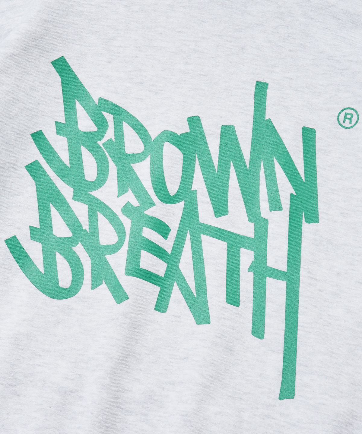 브라운브레스(BROWNBREATH) TAG HOODIE - ASH