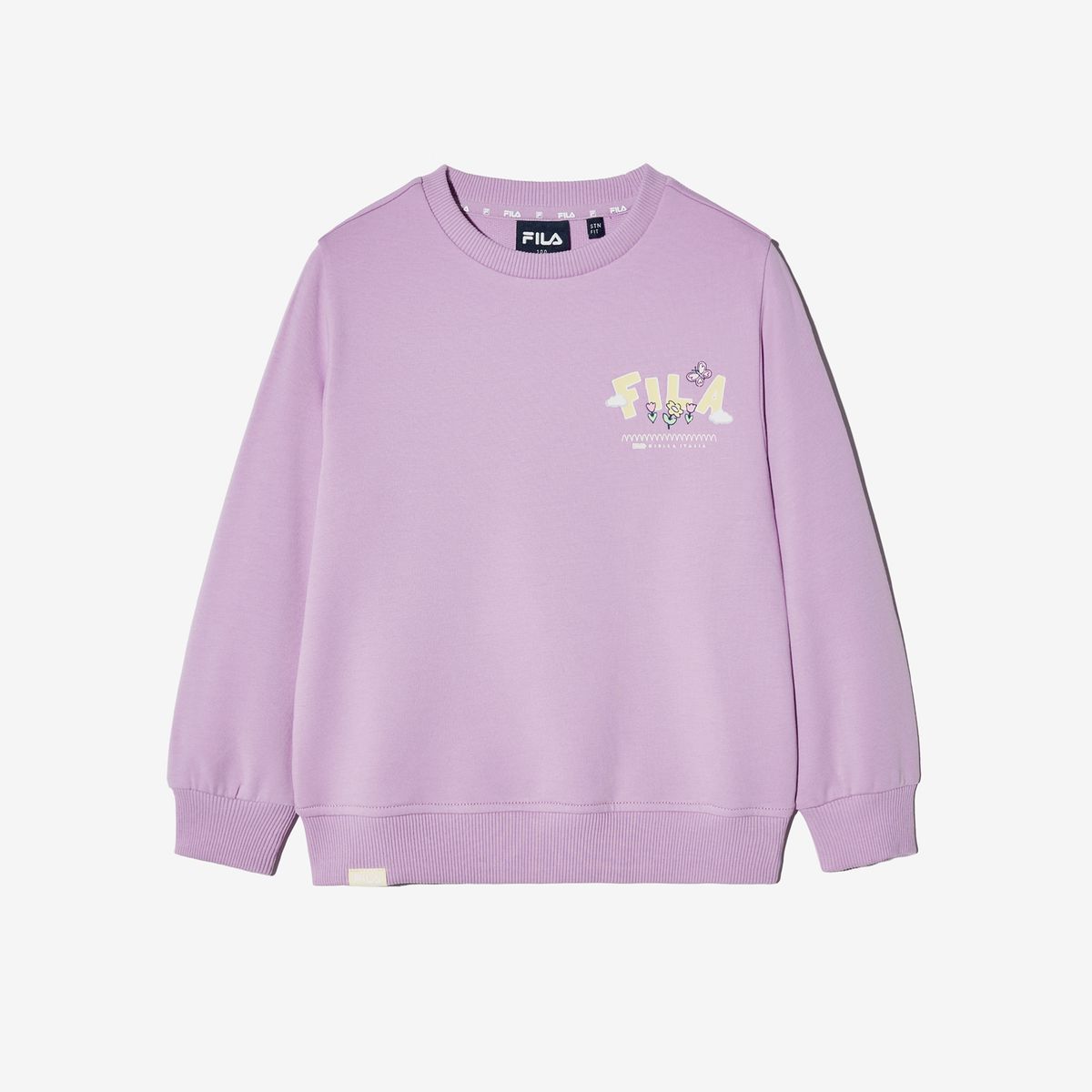 휠라 키즈(FILA KIDS) Travel club 캠핑 그래픽 맨투맨