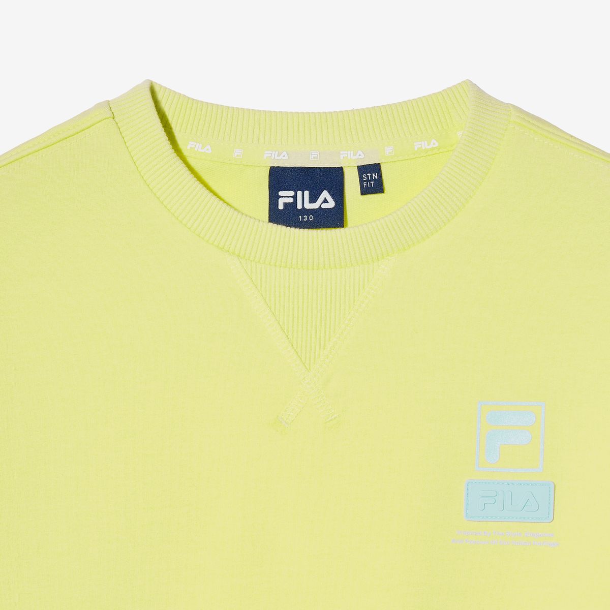 휠라 키즈(FILA KIDS) 베이직 로고 맨투맨
