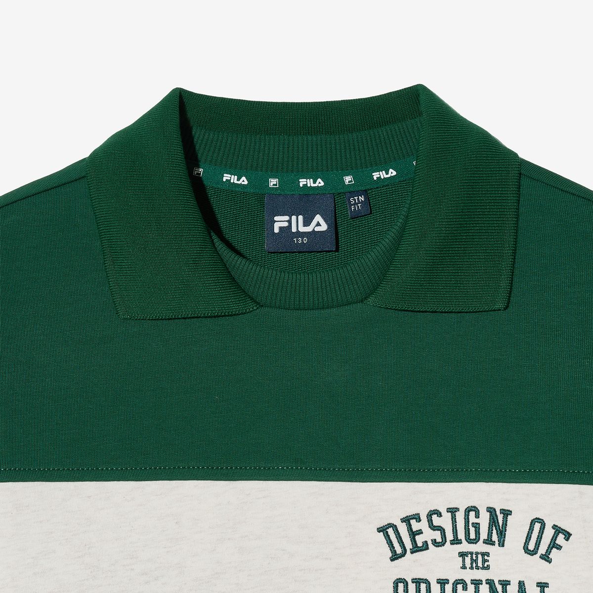 휠라 키즈(FILA KIDS) 카라 배색 맨투맨